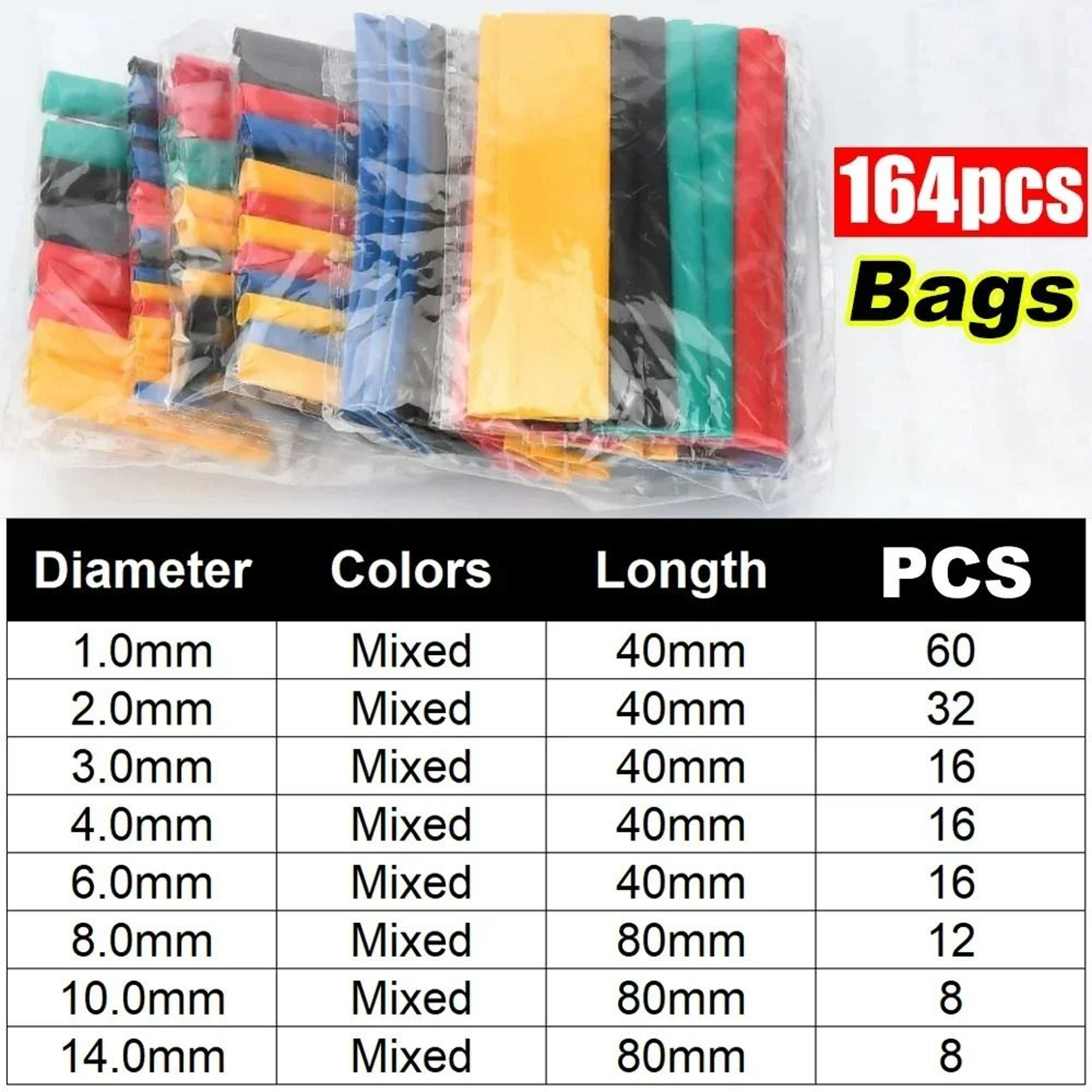 Heat Shrink Tubing Insulation Kit 7