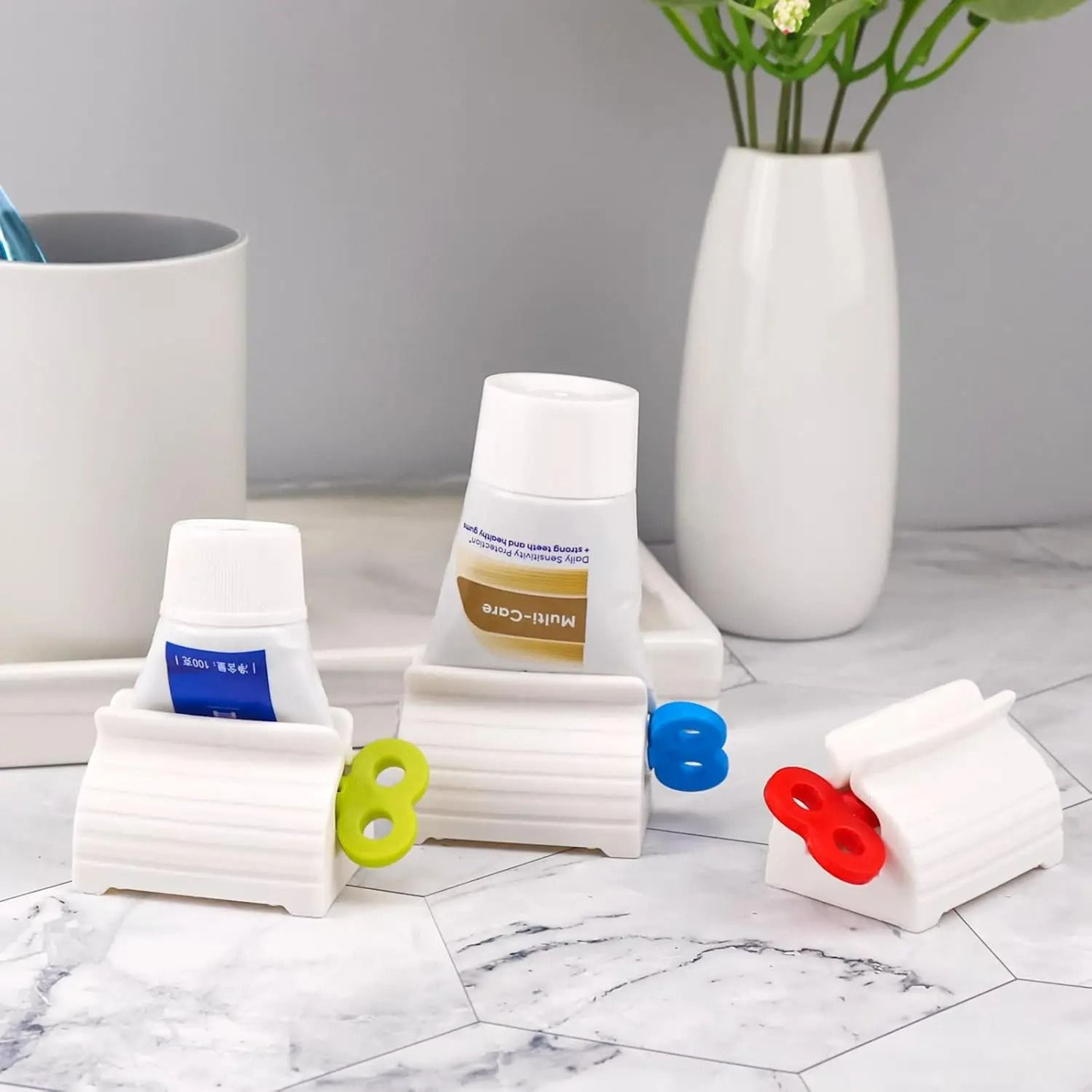 Premium Manual Rolling Toothpaste And Tube Squeezer Stand 1Piece 2