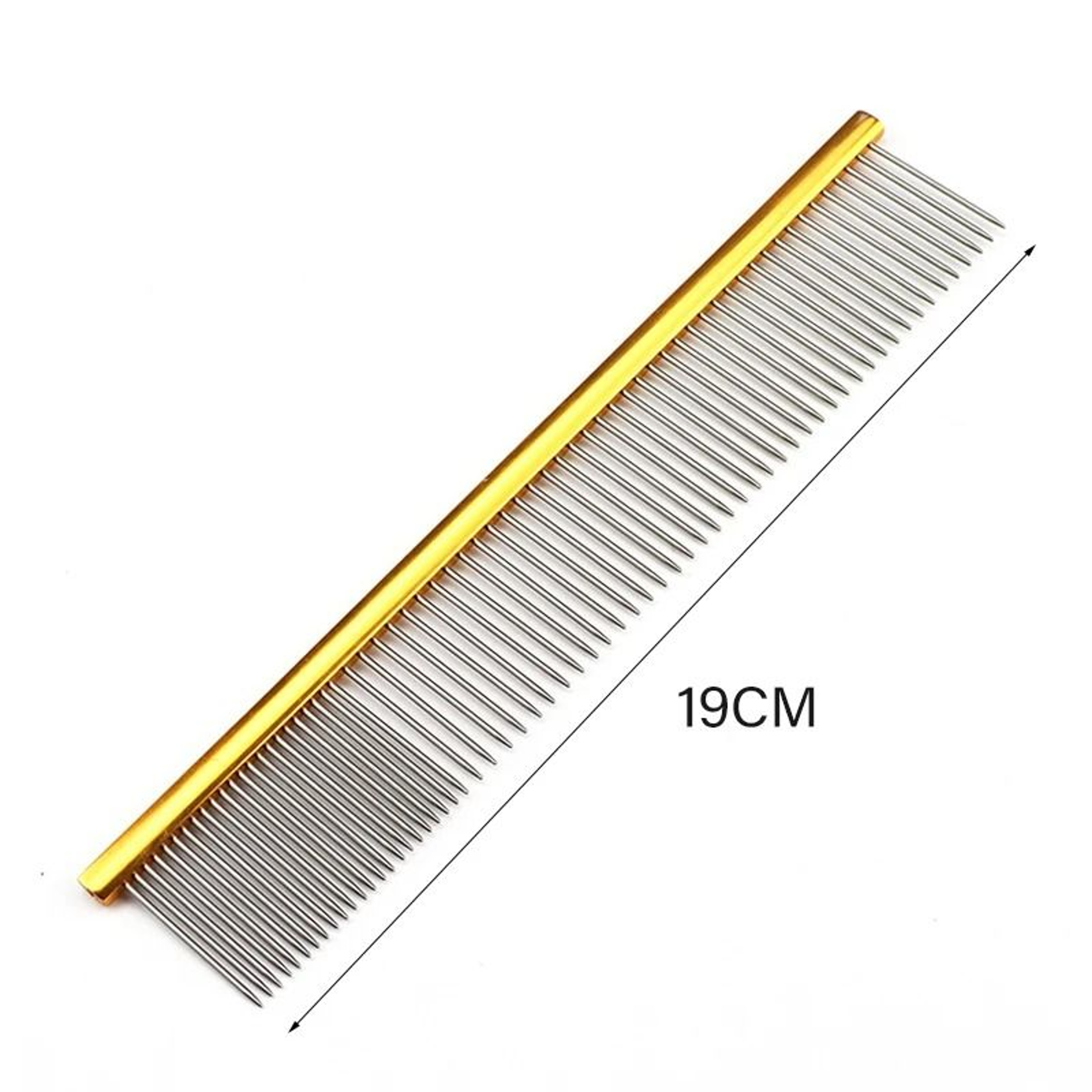 Light Aluminum DualAction Pet Grooming Comb 12