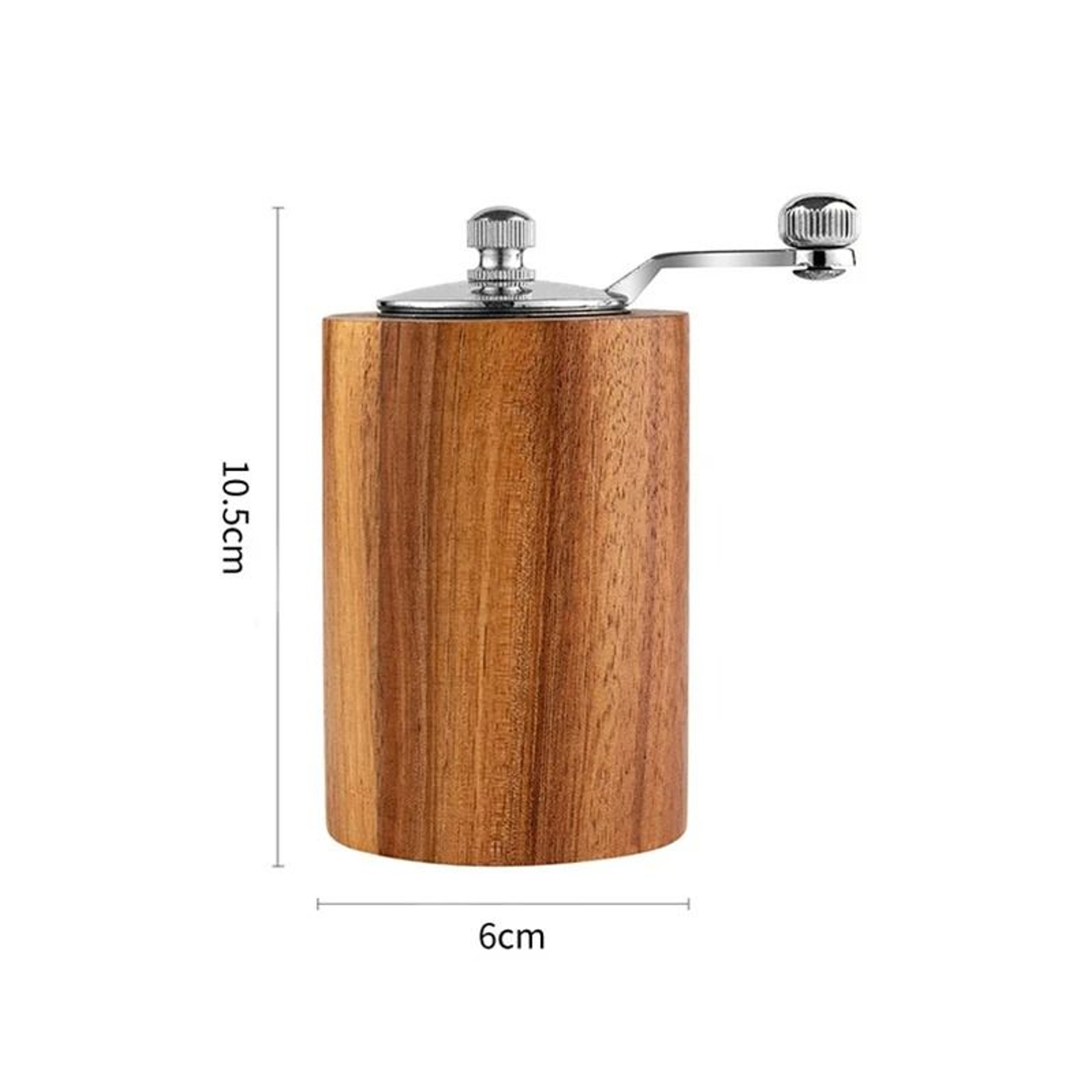HandCranked Solid Wood Manual Pepper Grinder 7