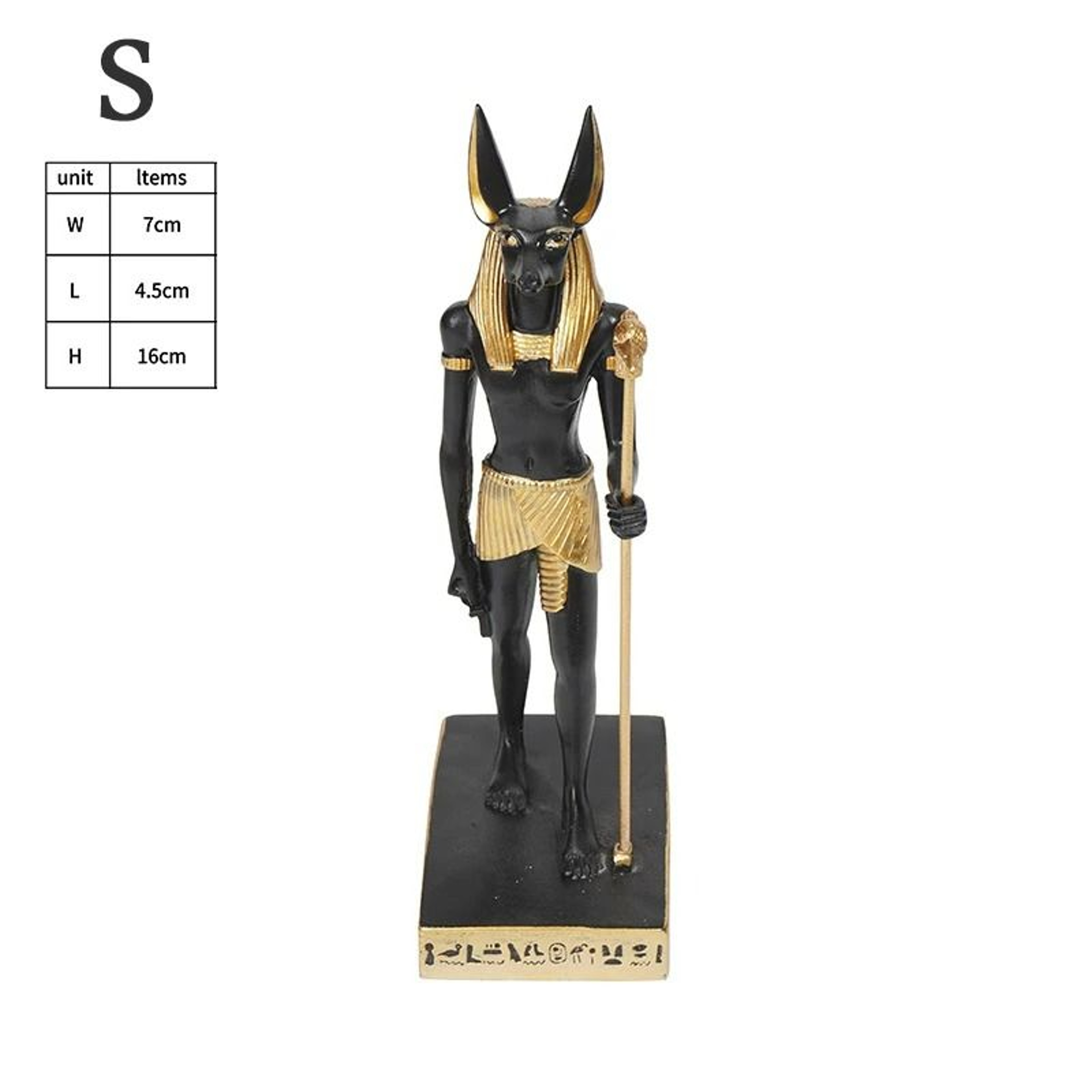 Egyptian Anubis Jackal God Resin Sculpture 7