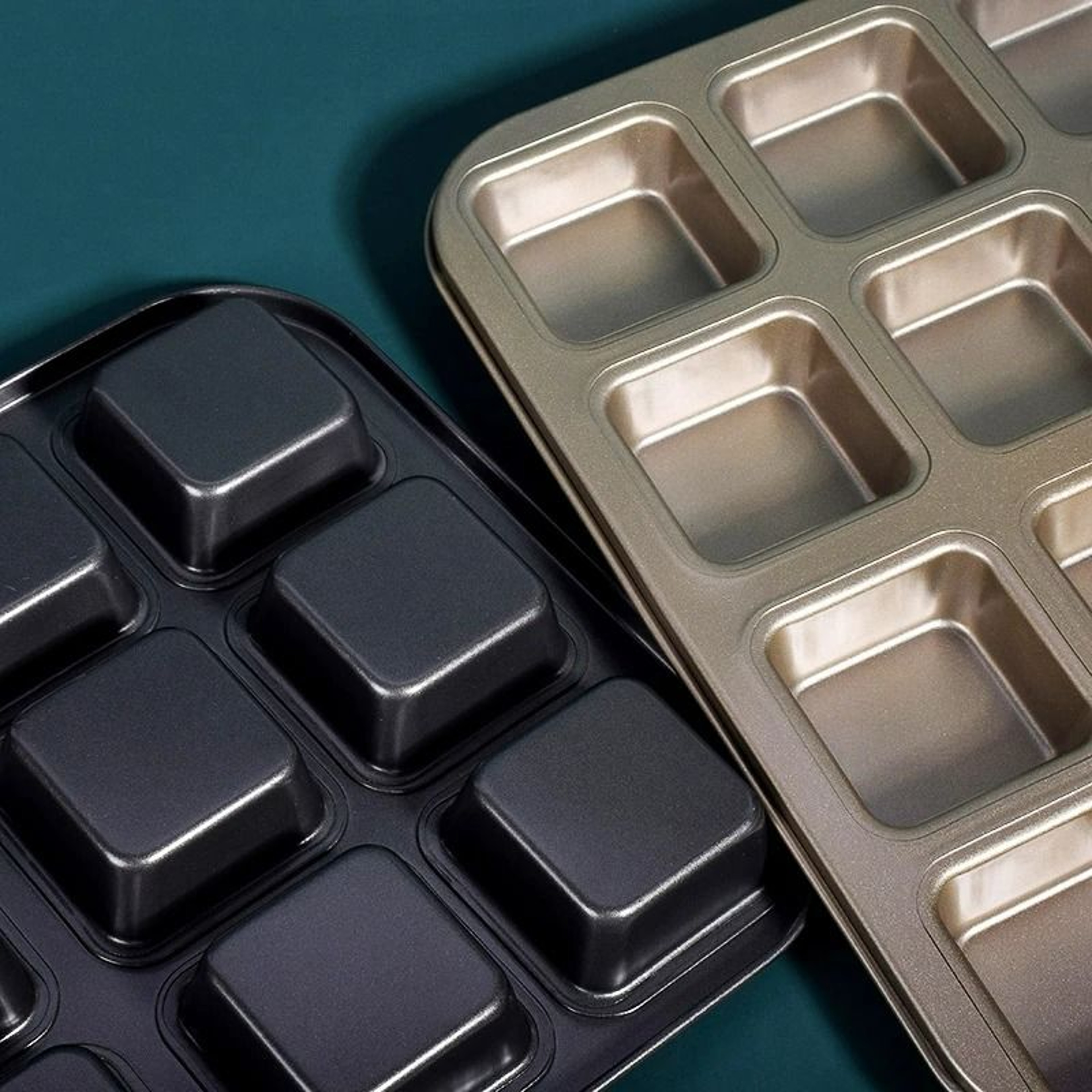NonStick MultiGrid Square Cake  Mini Bread Pan 3