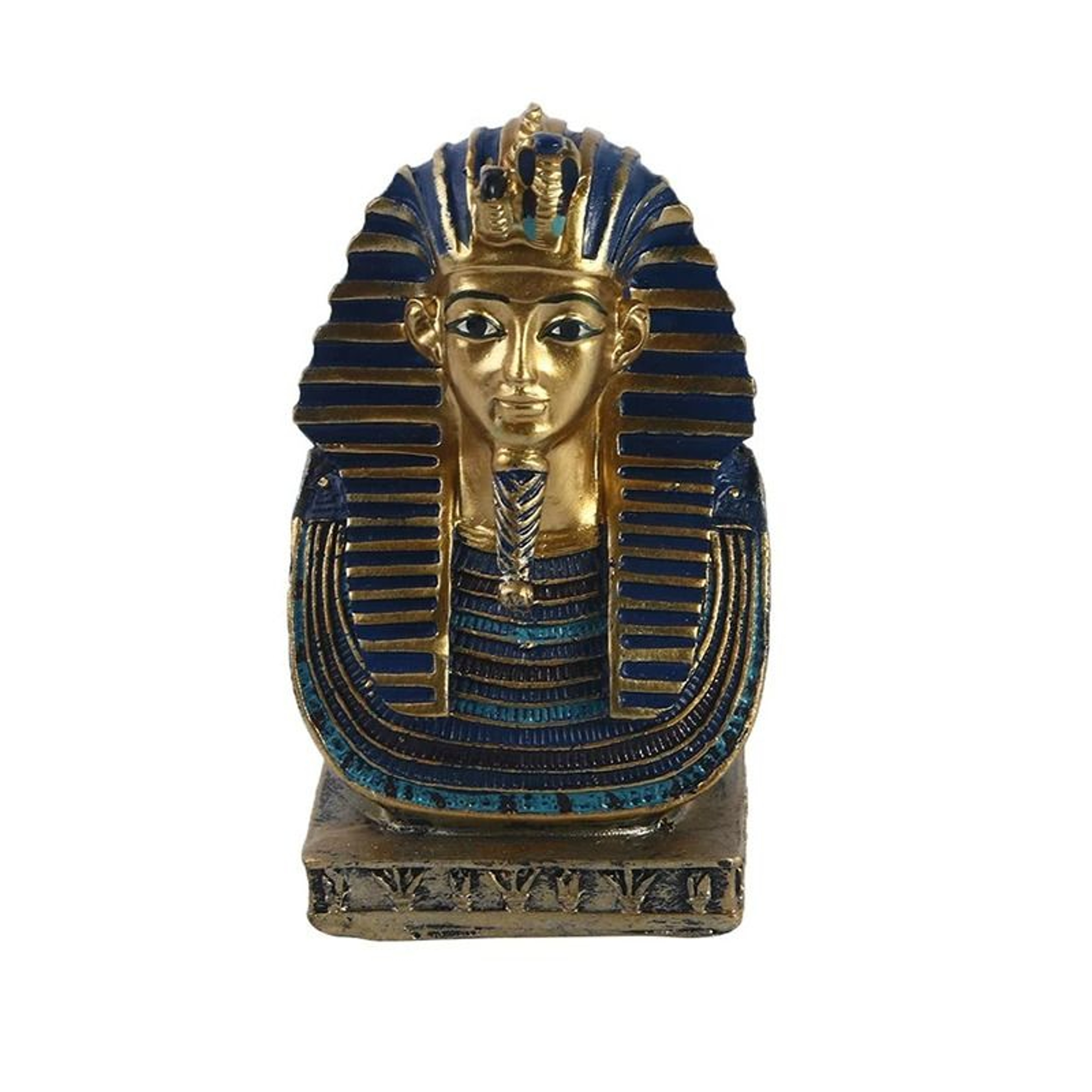 Egyptian Pharaoh  Cleopatra Resin Head Ornament 1