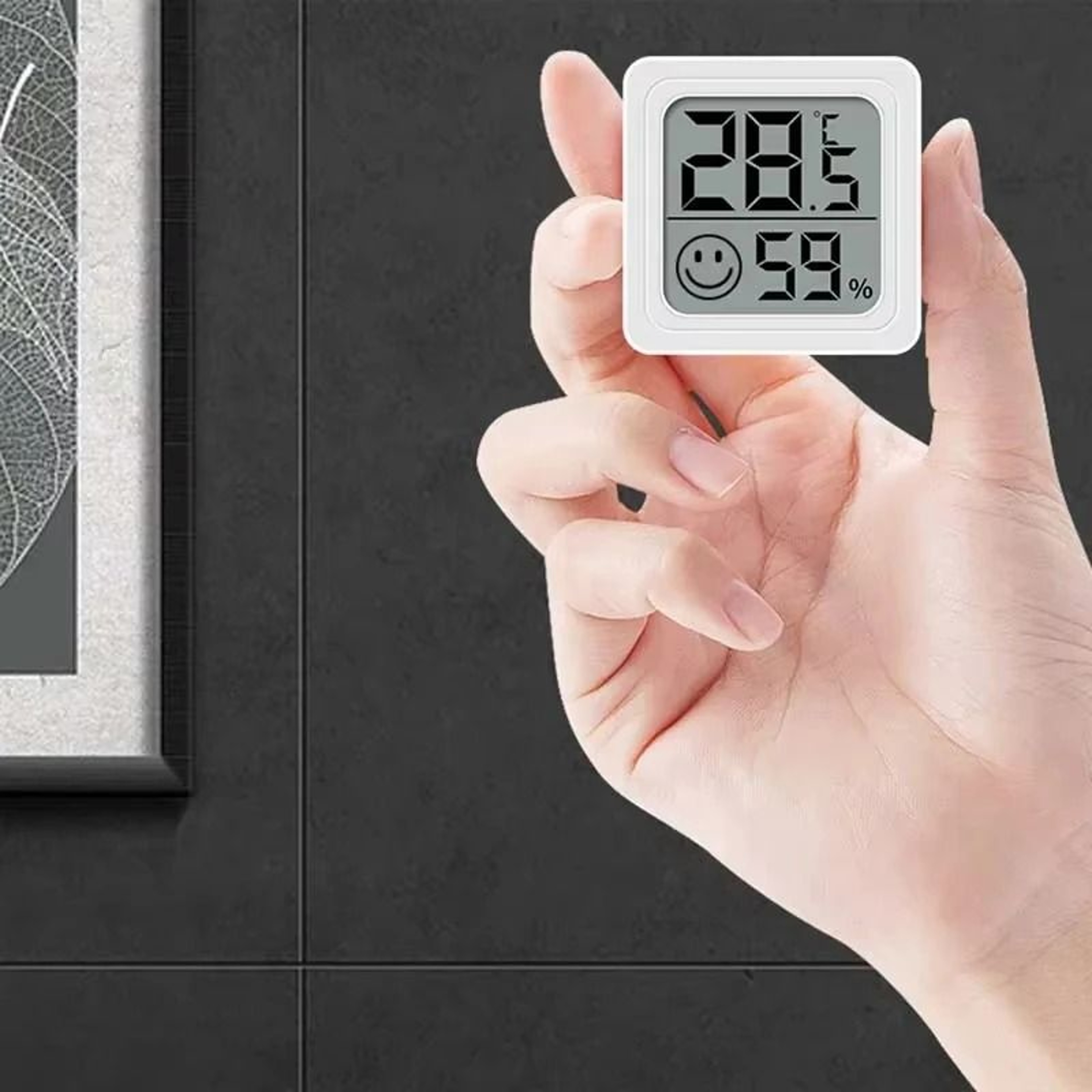 Digital LCD Temperature  Humidity Monitor 2