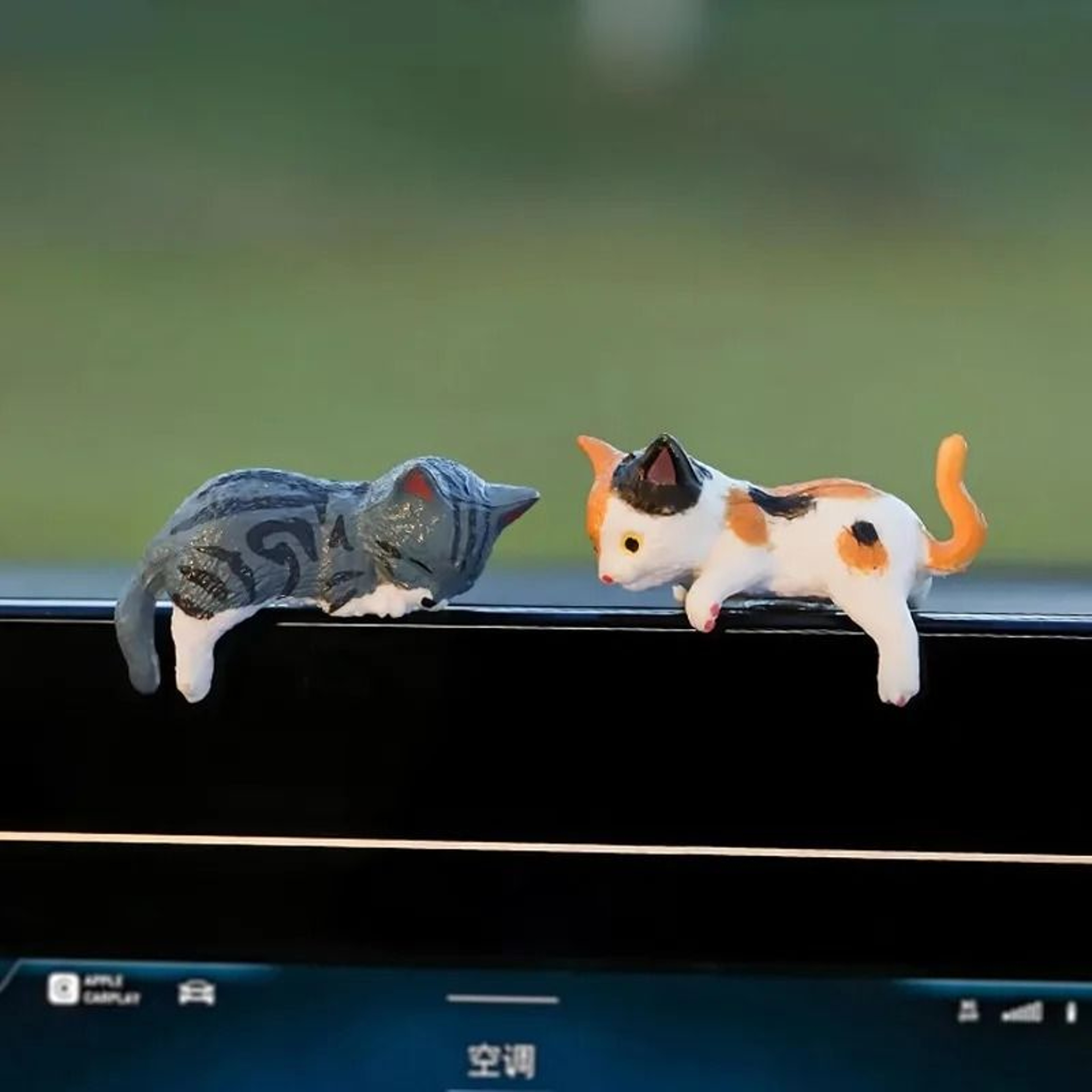 5Pack EmojiEyes Cute Cat Dashboard Ornaments 2