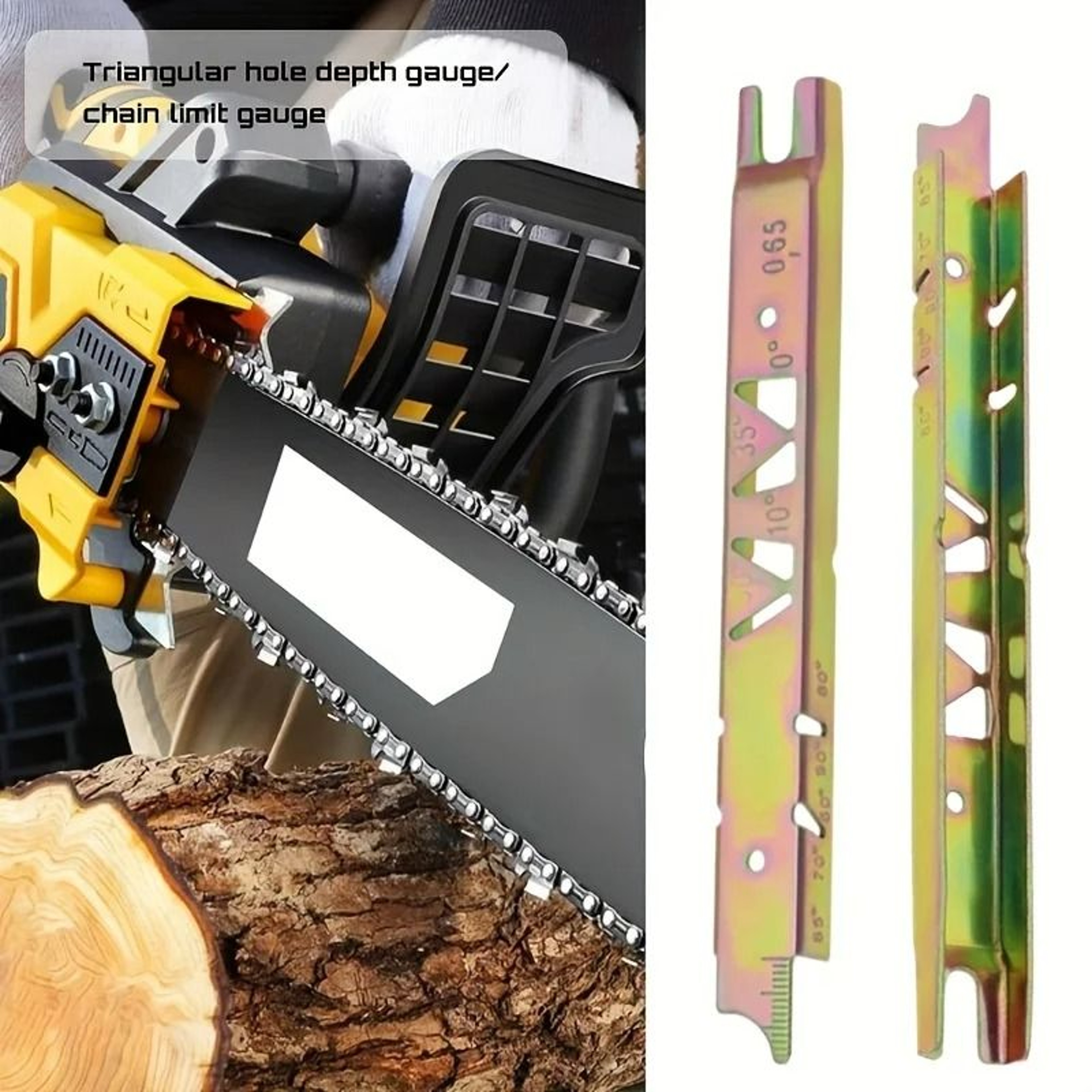 Chainsaw Depth Gauge  Flat File Maintenance Set 0