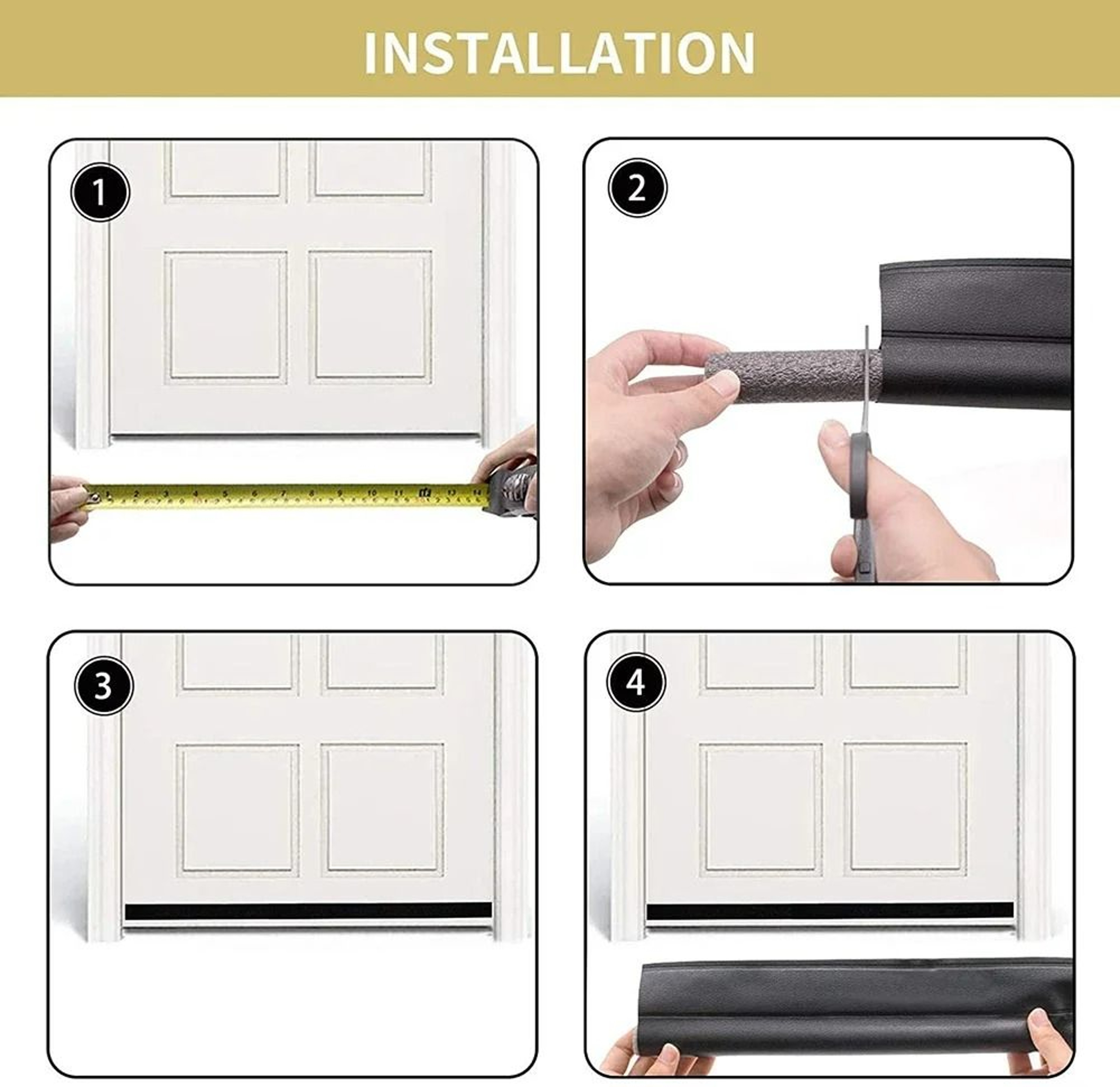 Adjustable EnergySaving Under Door Draft Stopper 6