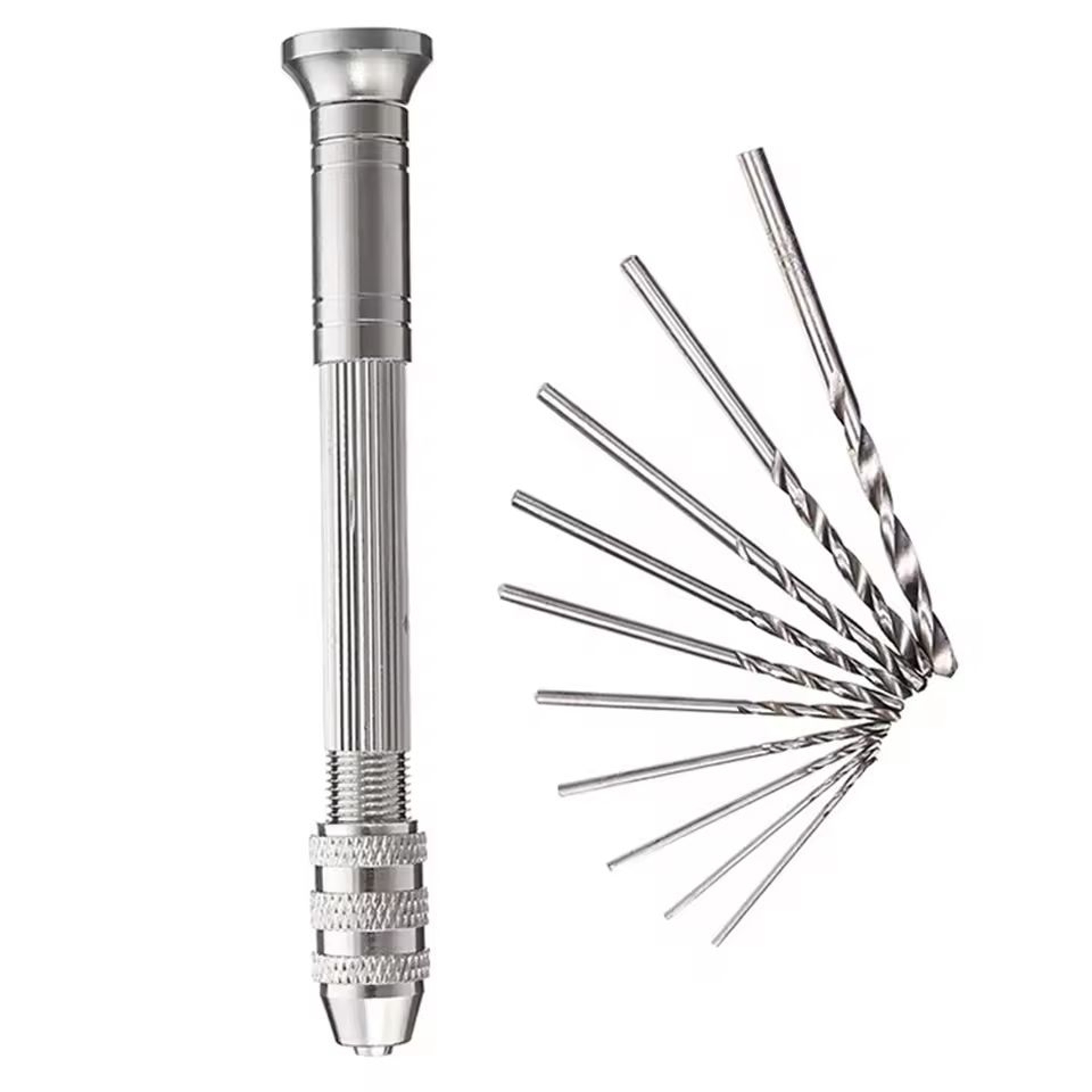 11Piece Mini Micro Hand Drill Set 03mm  32mm 6