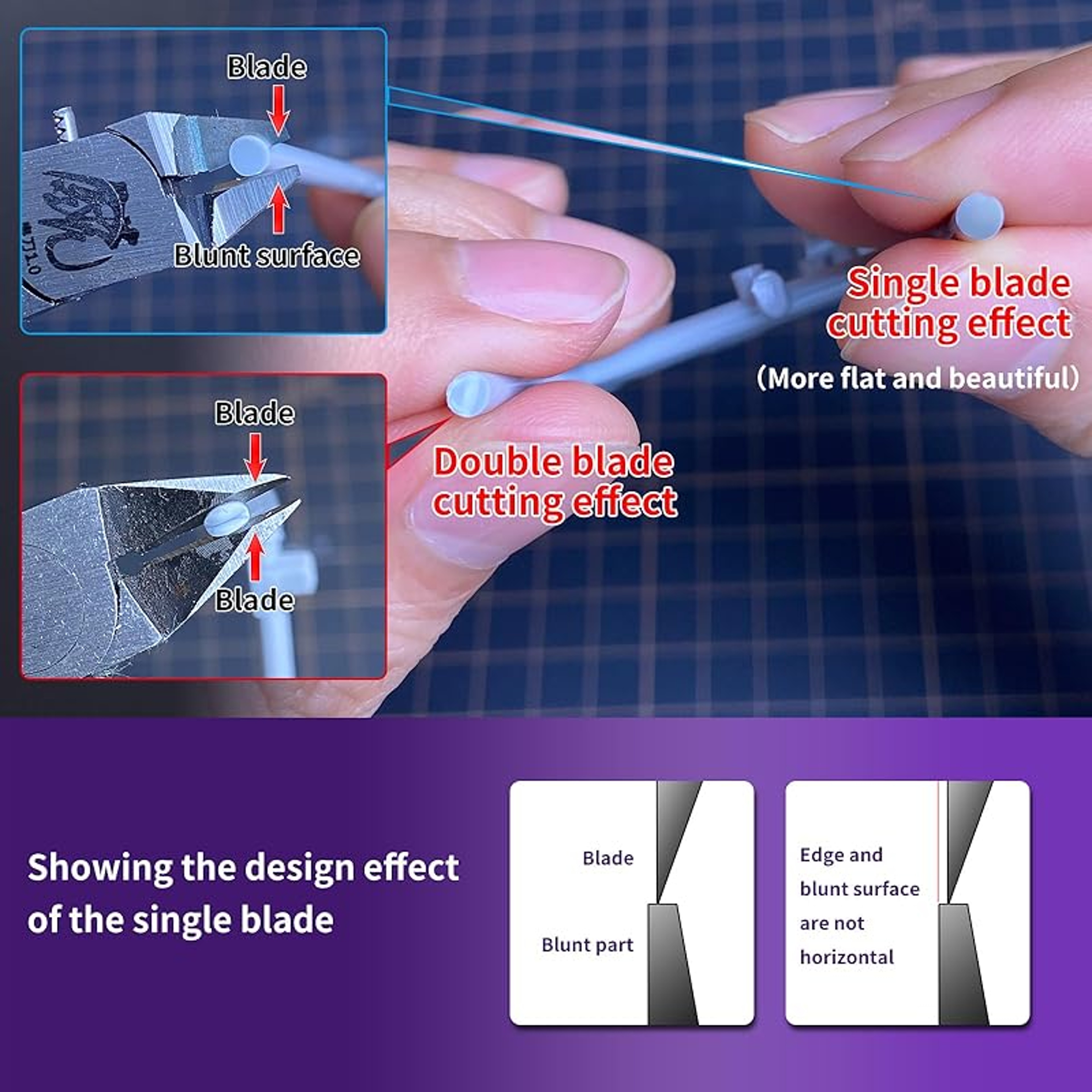 Precision SingleBlade Model Nipper  Sprue Cutter 3
