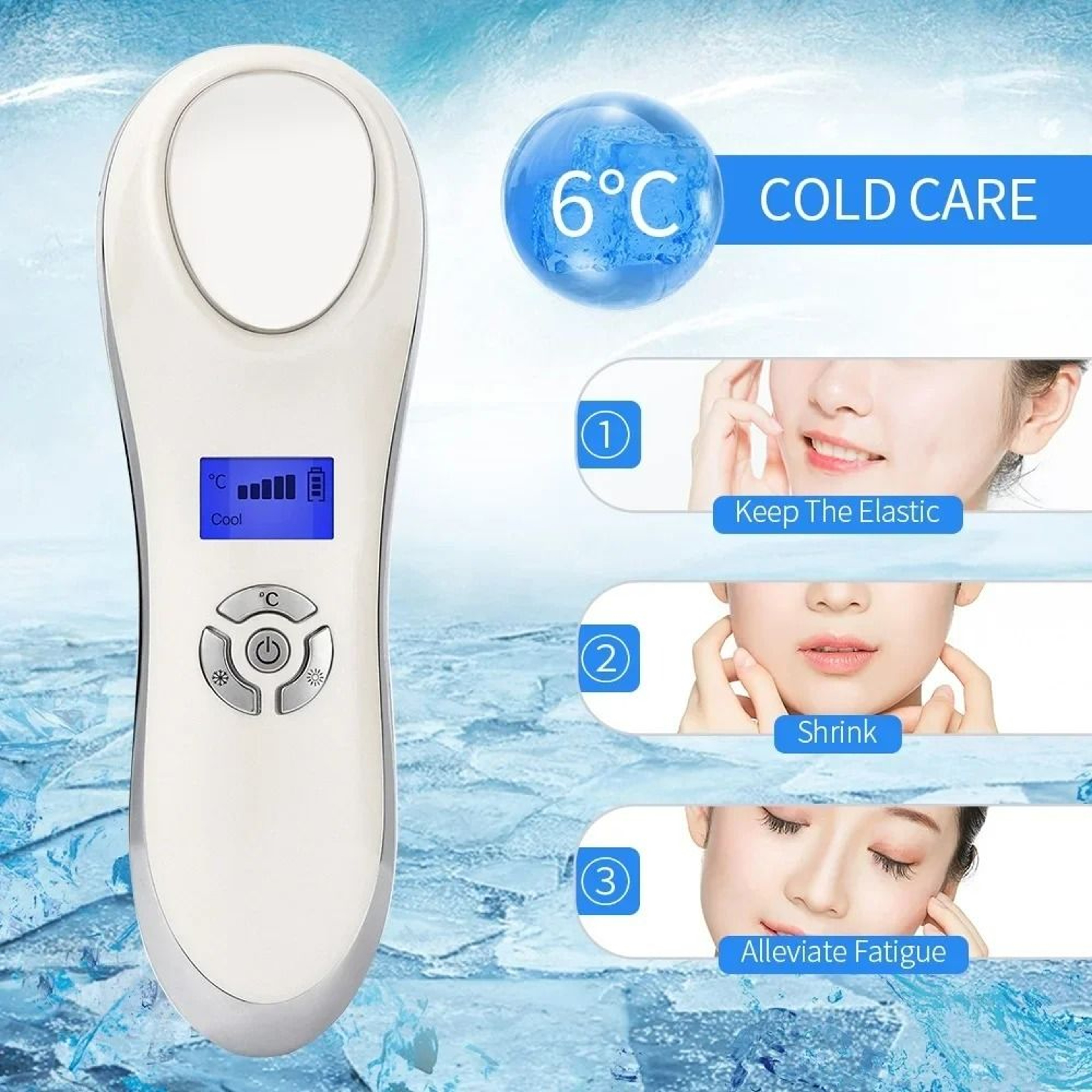 Hot And Cold Facial Rejuvenation Massager 3