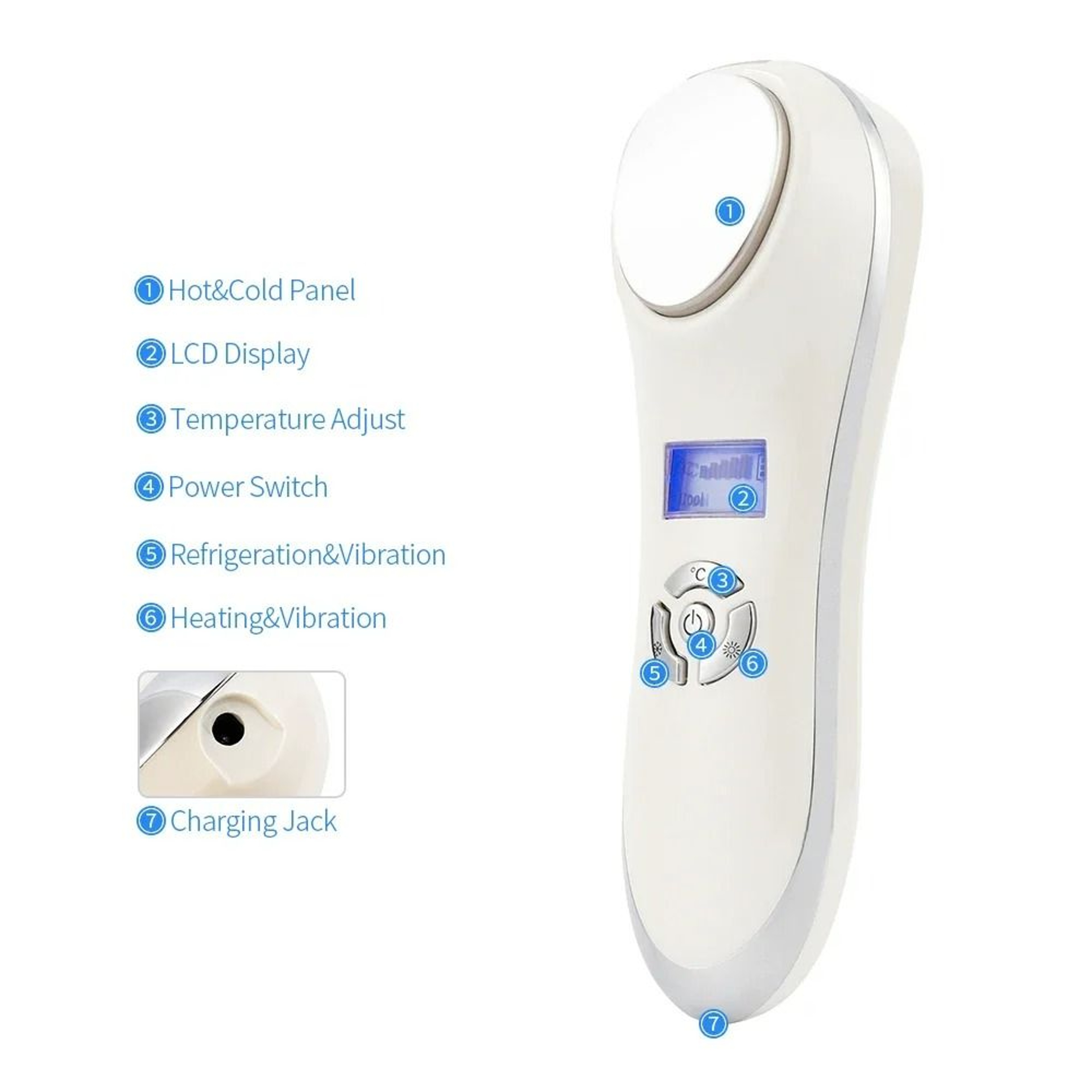 Hot And Cold Facial Rejuvenation Massager 5