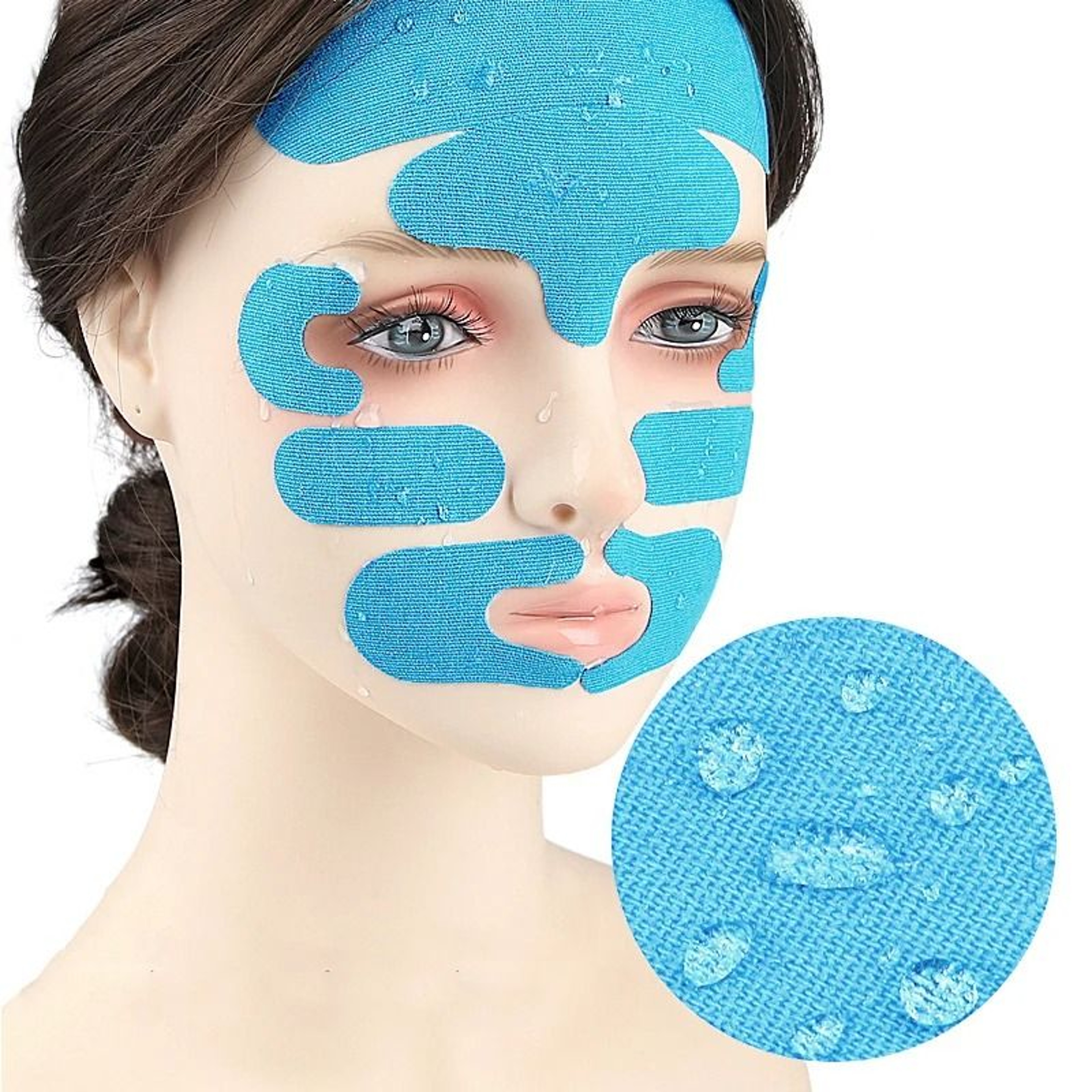 32Piece Reusable AntiWrinkle Face  Neck Patch Set 4