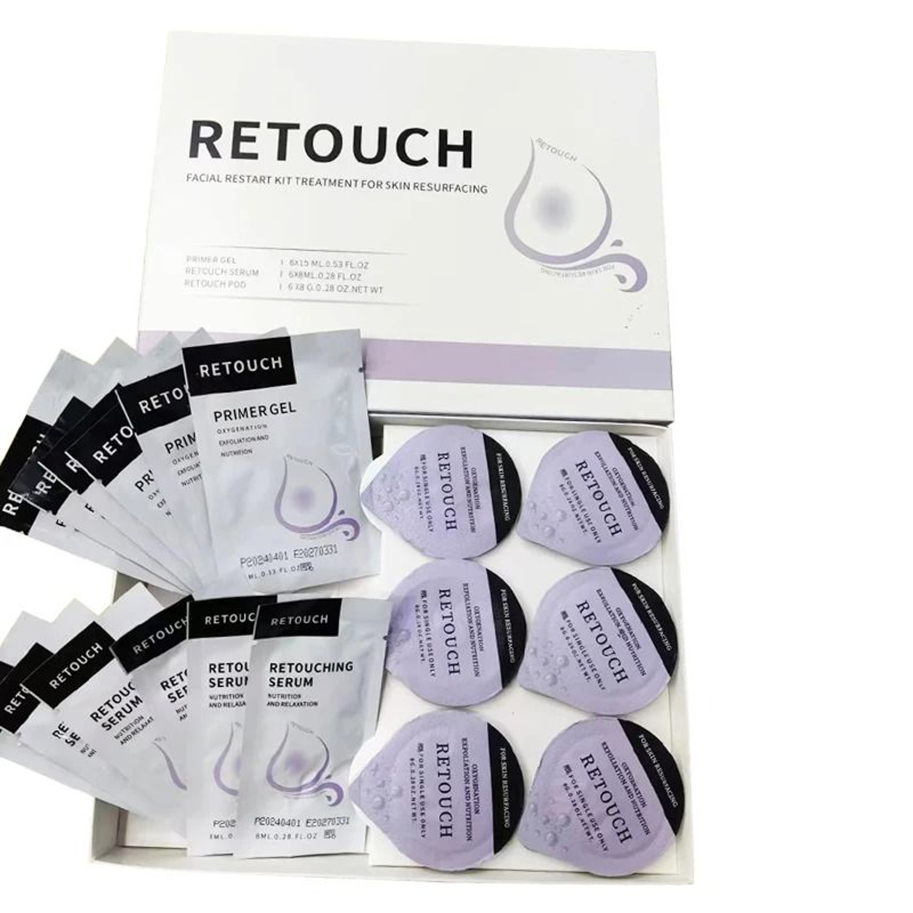 Carbon Dioxide Oxypod  Facial Treatment Gel Sets 13