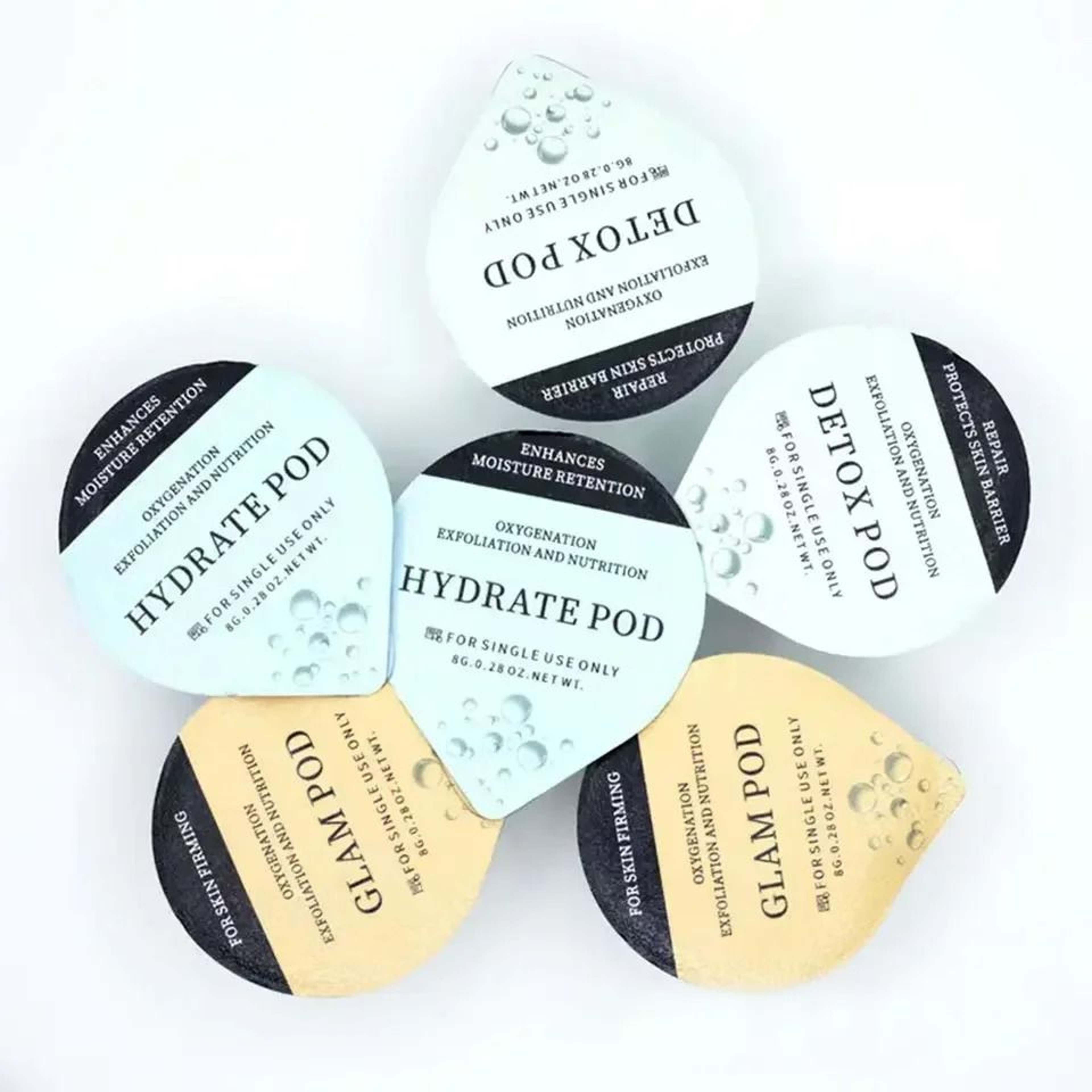 Carbon Dioxide Oxypod  Facial Treatment Gel Sets 5