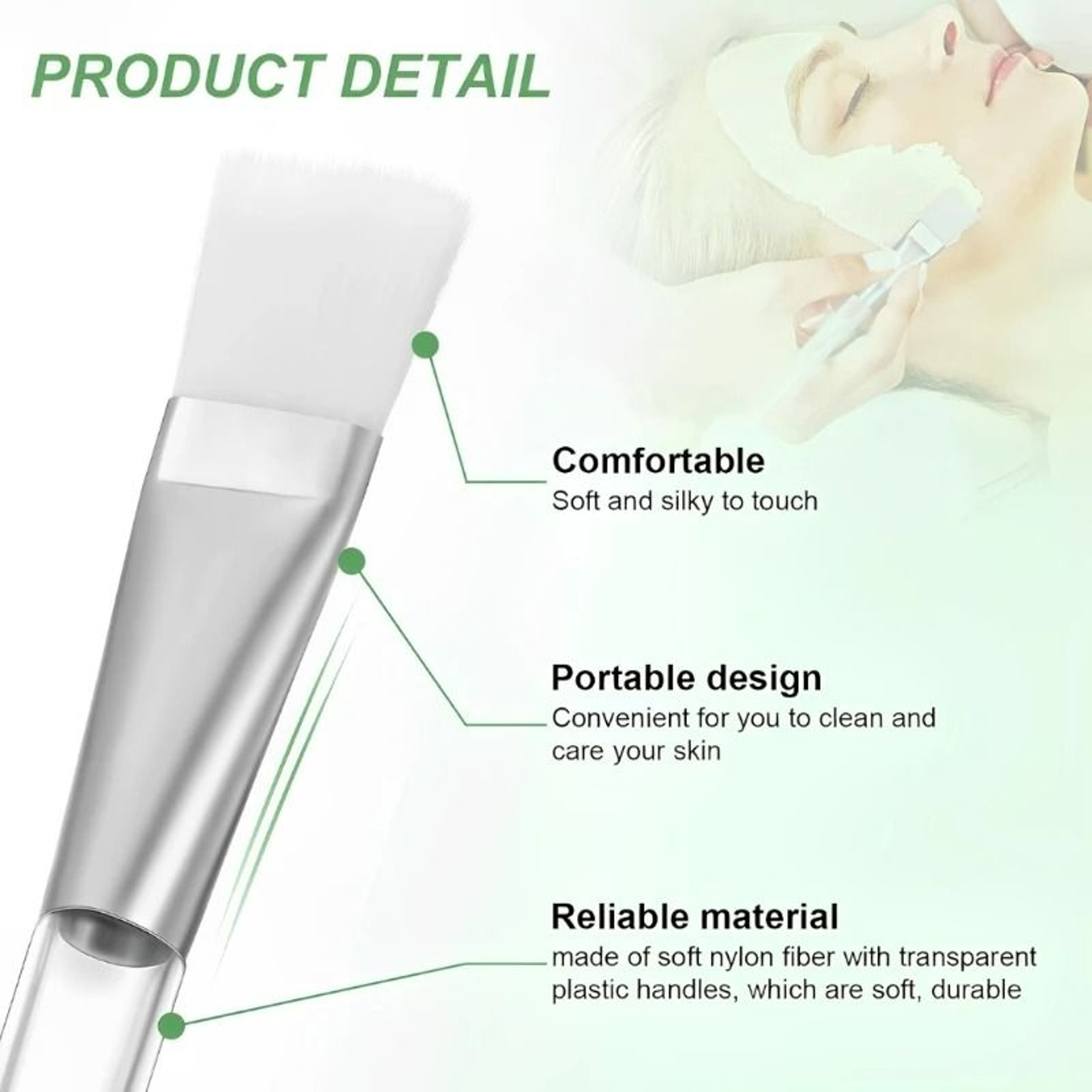 12Piece Professional Crystal Rod Facial Mask Brush Set 4