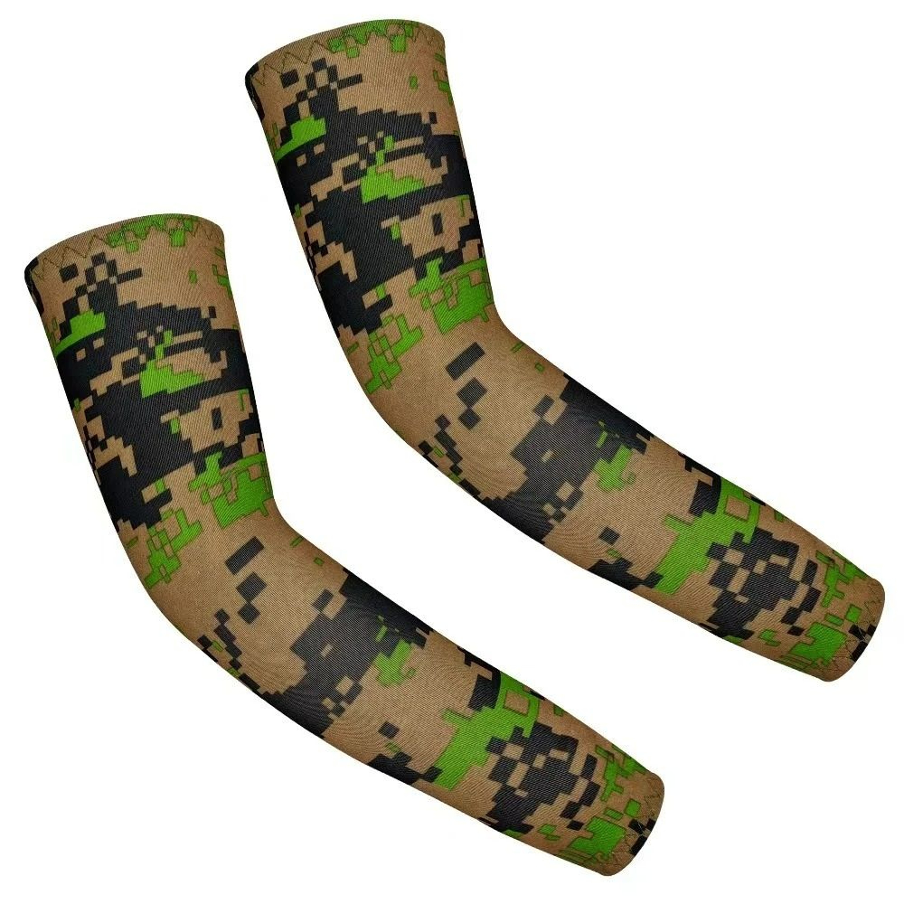 1 Pair Kids Cooling Ice Silk UV Protection Arm Sleeves Boys  Girls 20