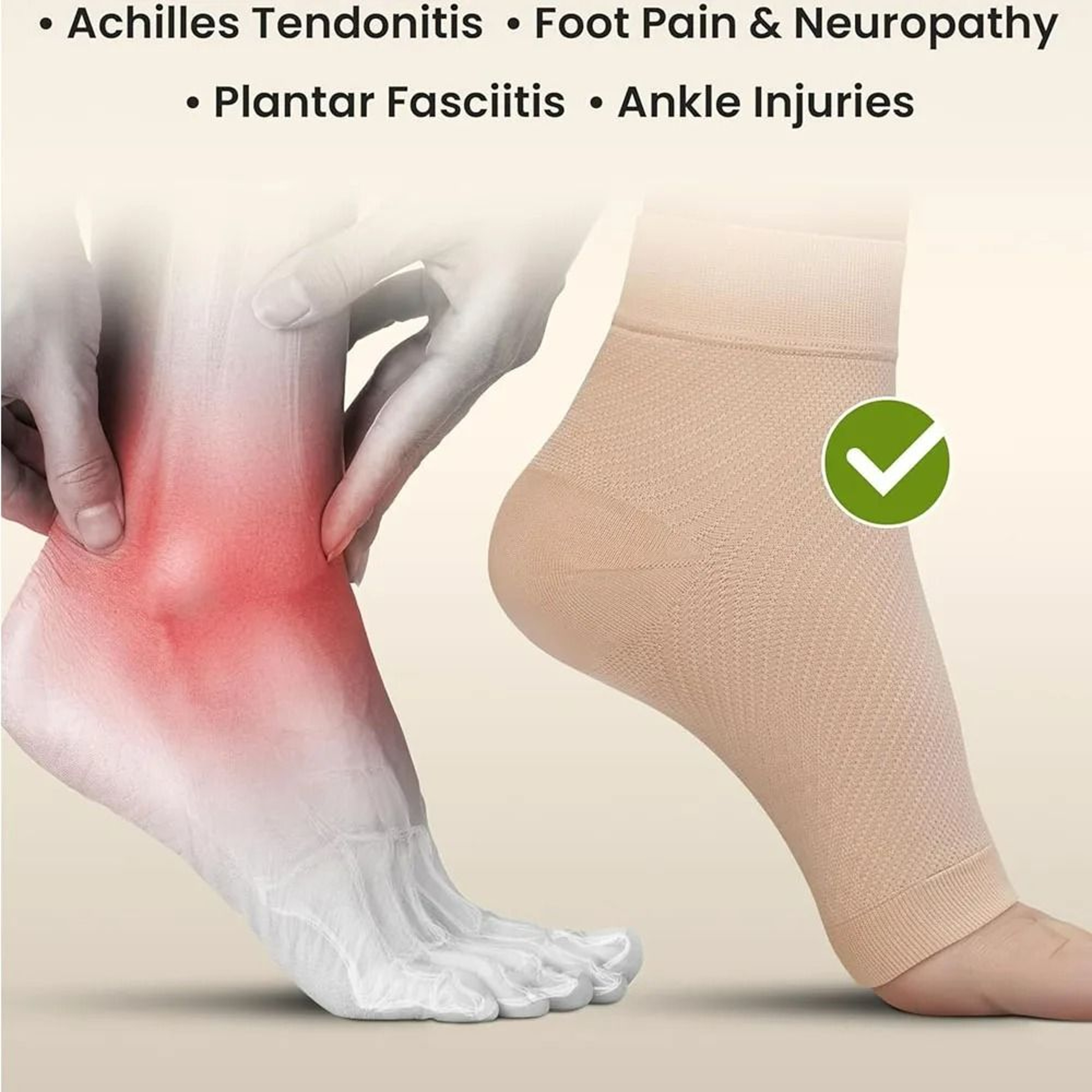 OpenToe Ankle Compression Sleeves And Socks 2