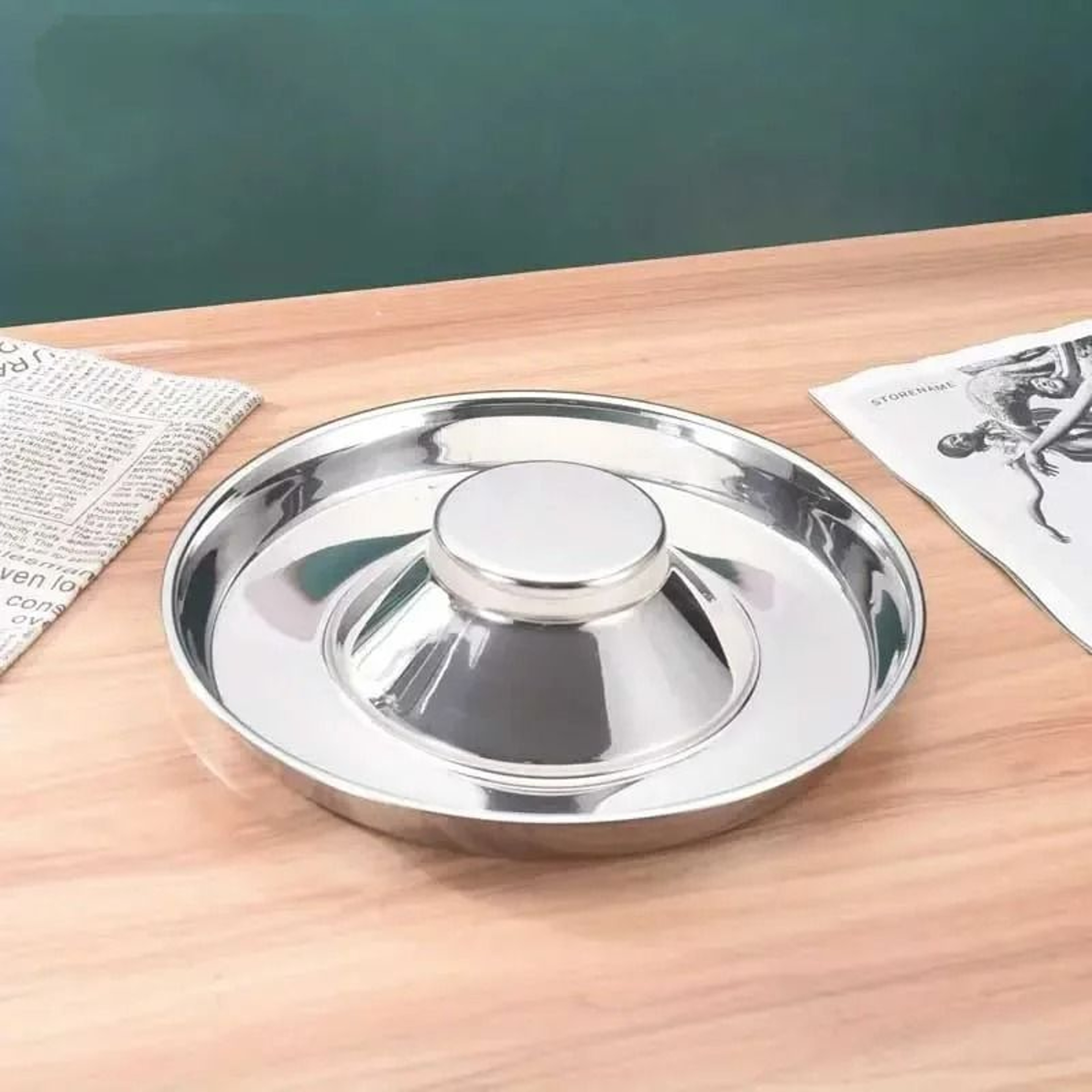 Stainless Steel Puppy Slow Feeder And Weaning Bowl 4