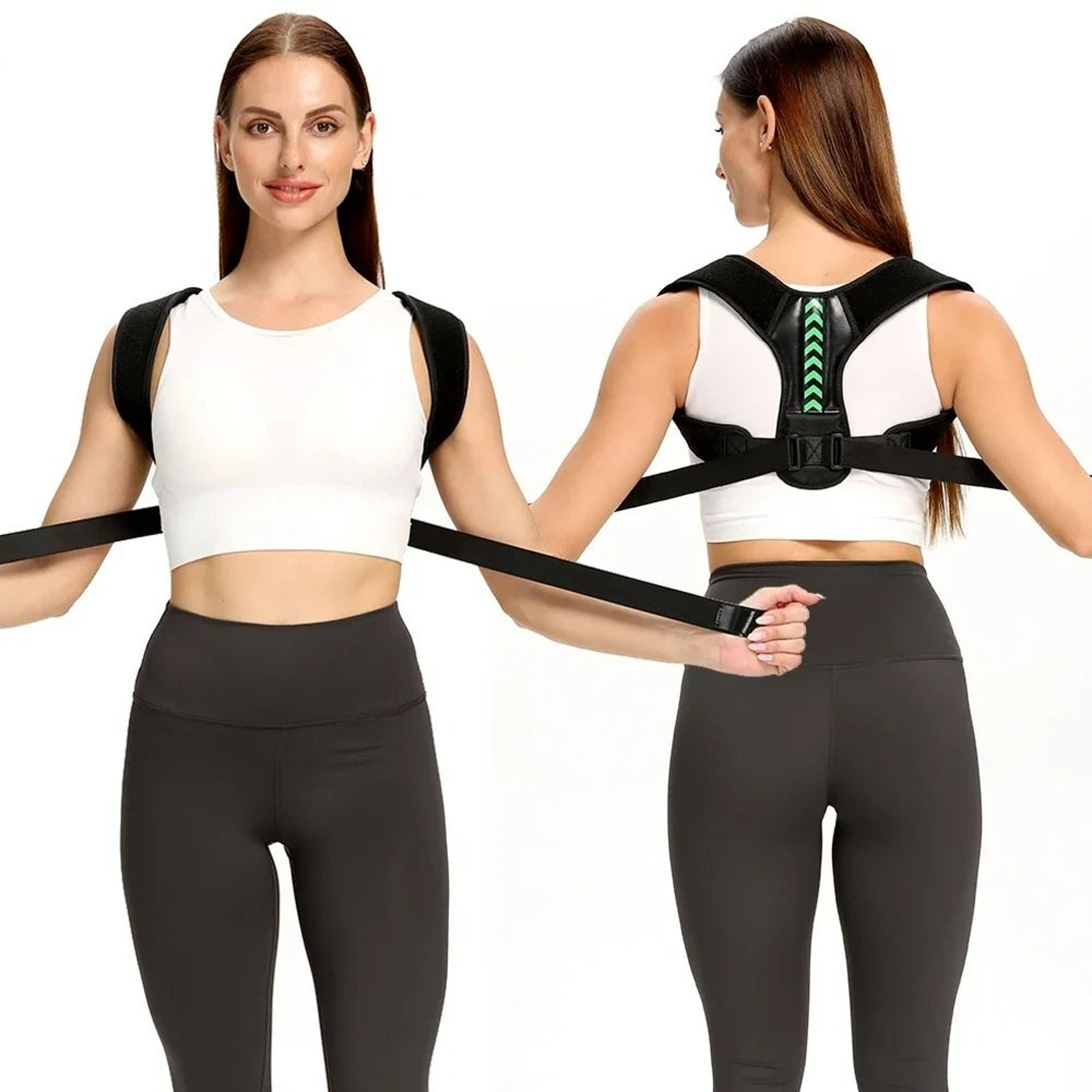 Medical Adjustable Back Shoulder Posture Corrector  Clavicle Support 0