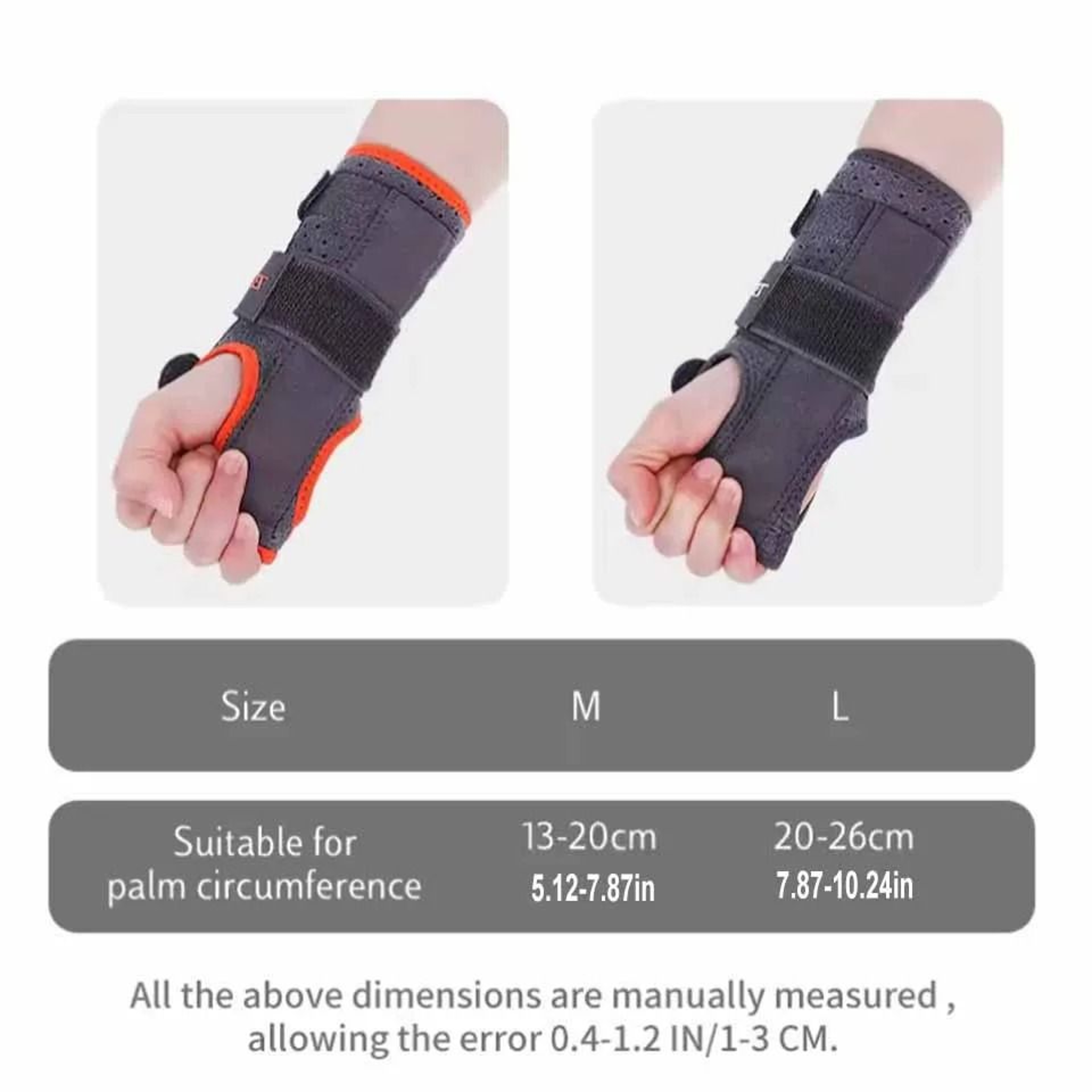 Ergonomic Night Sleep Support Wrist Brace With Stabilizing Splints 2