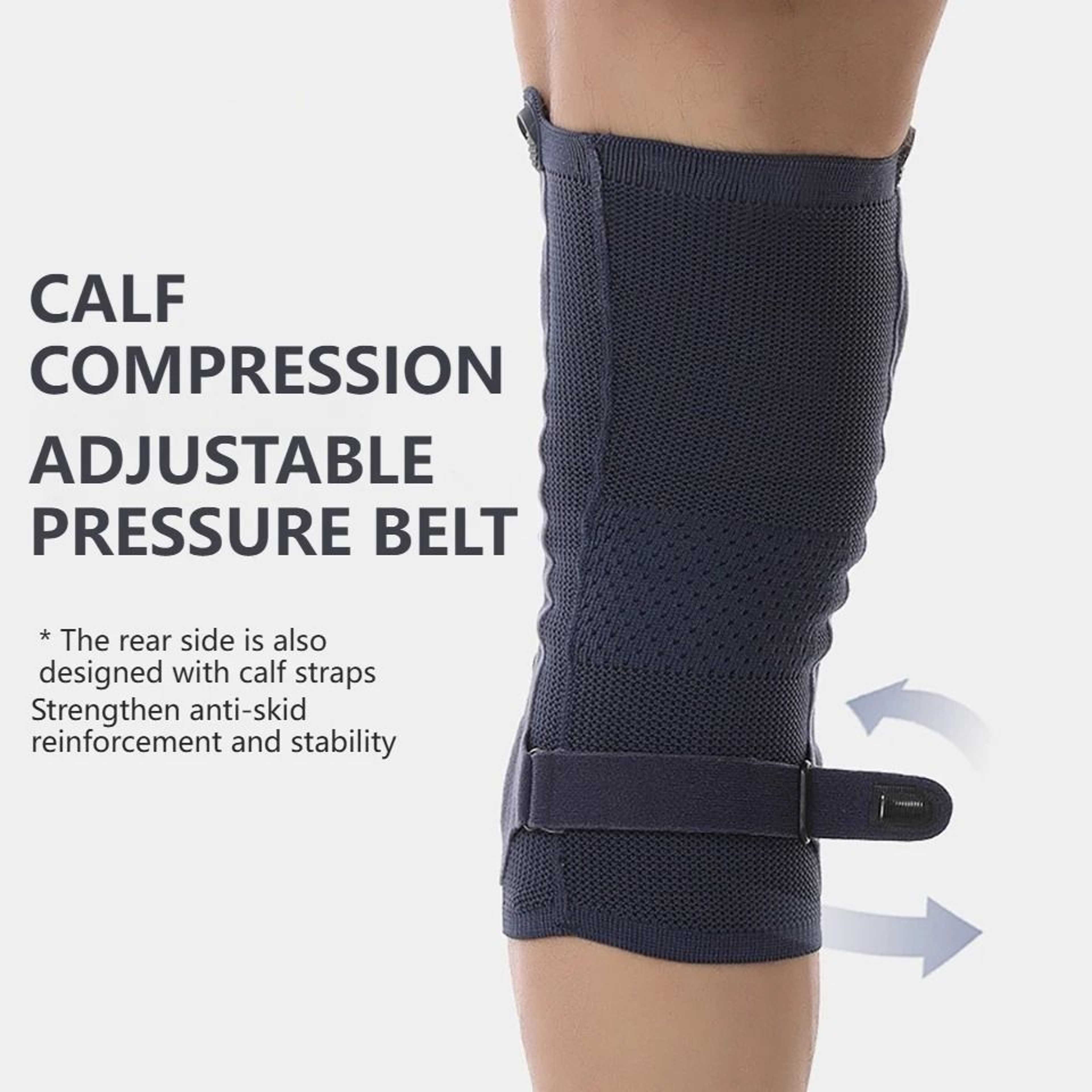 Knee Compression Sleeve With Patella Cushion  Dual Side Stabilizers 6