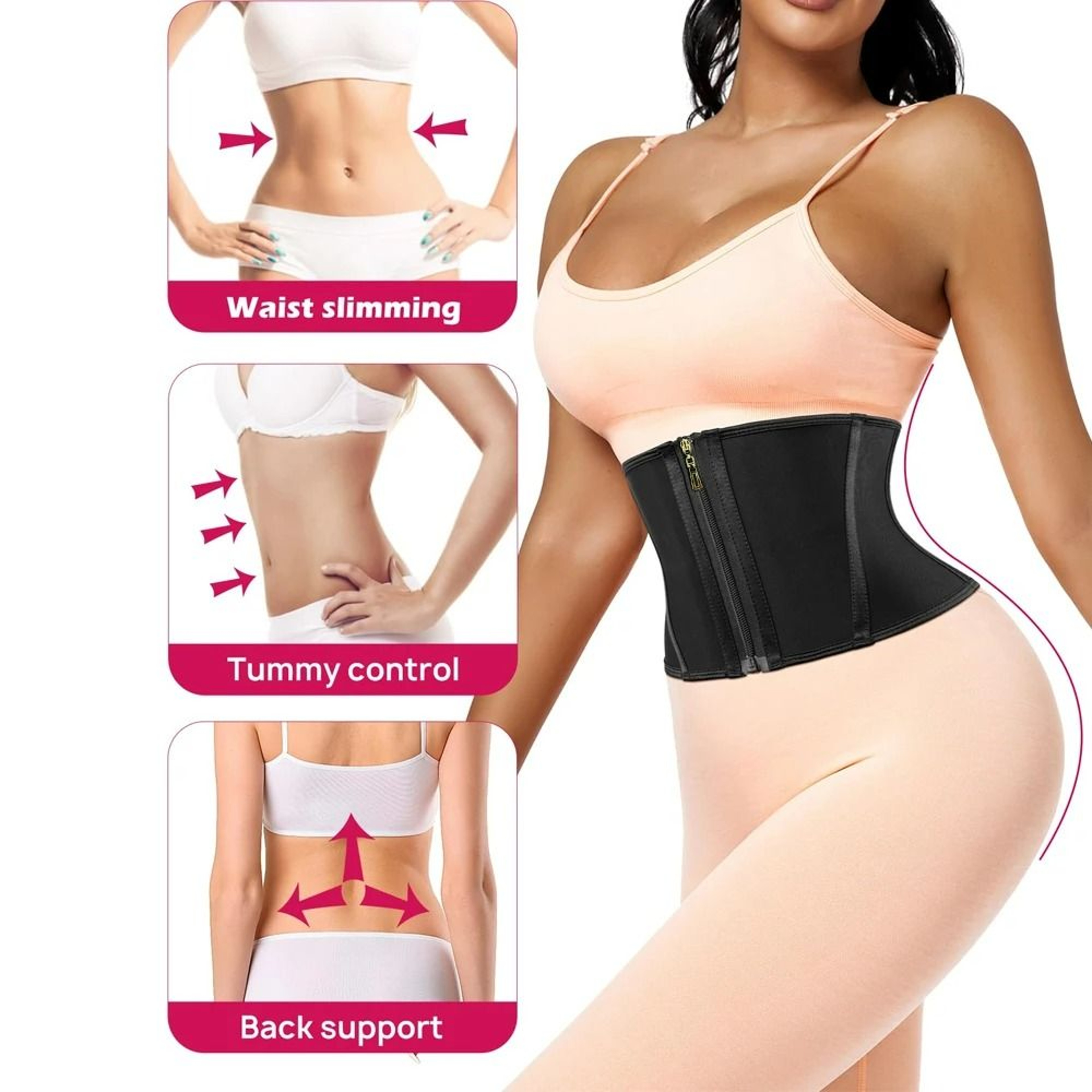 Underbust Waist Trainer Sport Corset 4