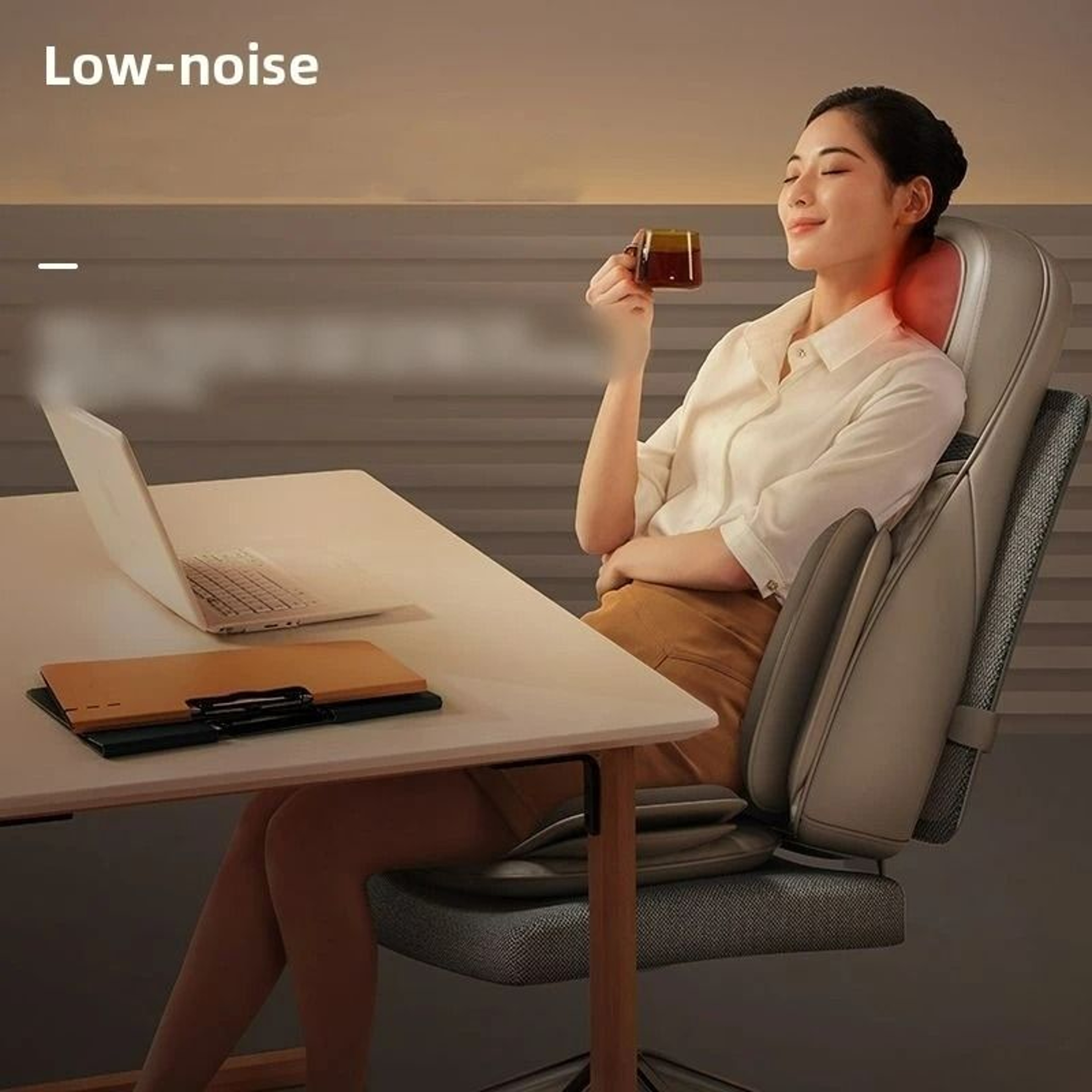 3D Body Balance Chair Massage Cushion With Heating  Cervical Spine Kneading 2