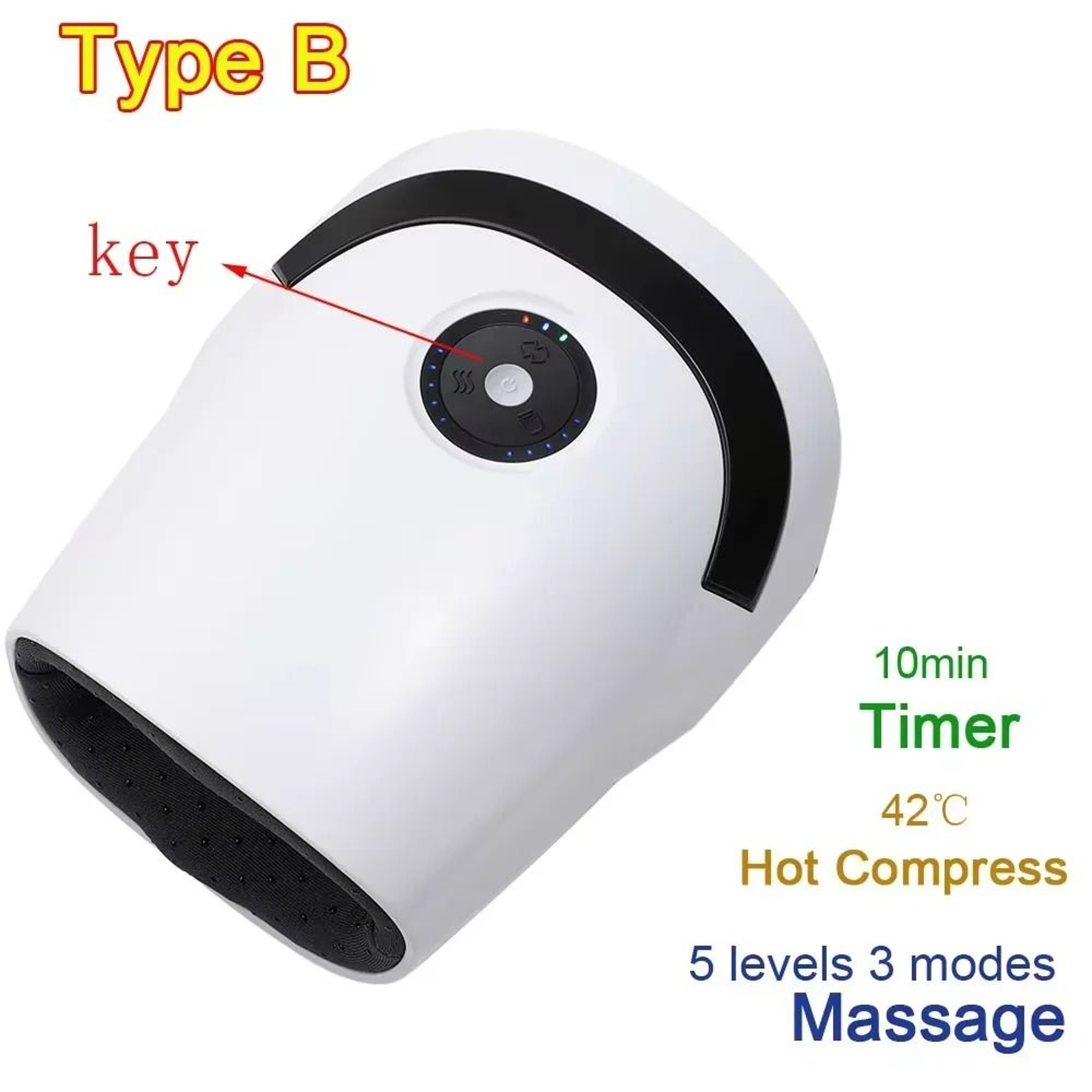 Electric Airbag Hand Massager With Heat  Finger Relaxation 6