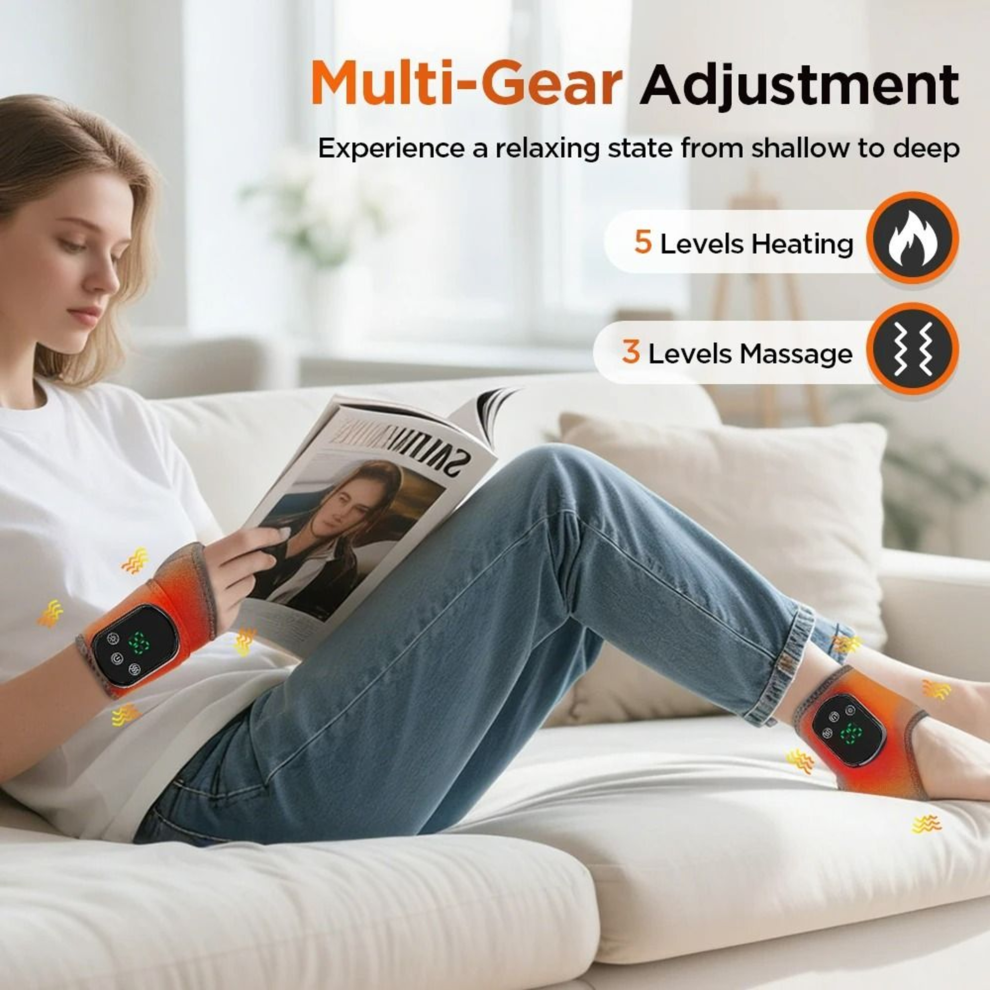 Cordless Heated Wrist  Foot Massager Wrap 1