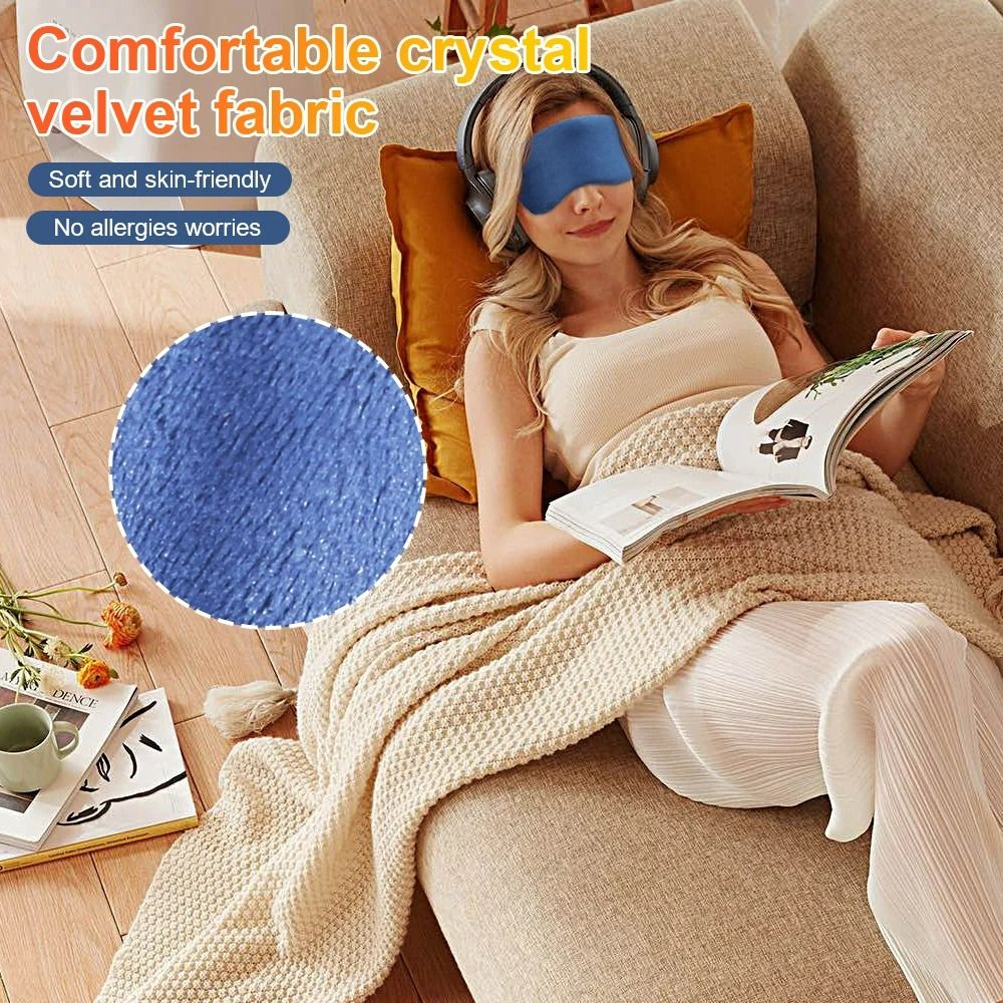 USB Heated Eye Massager  Sleep Mask 4