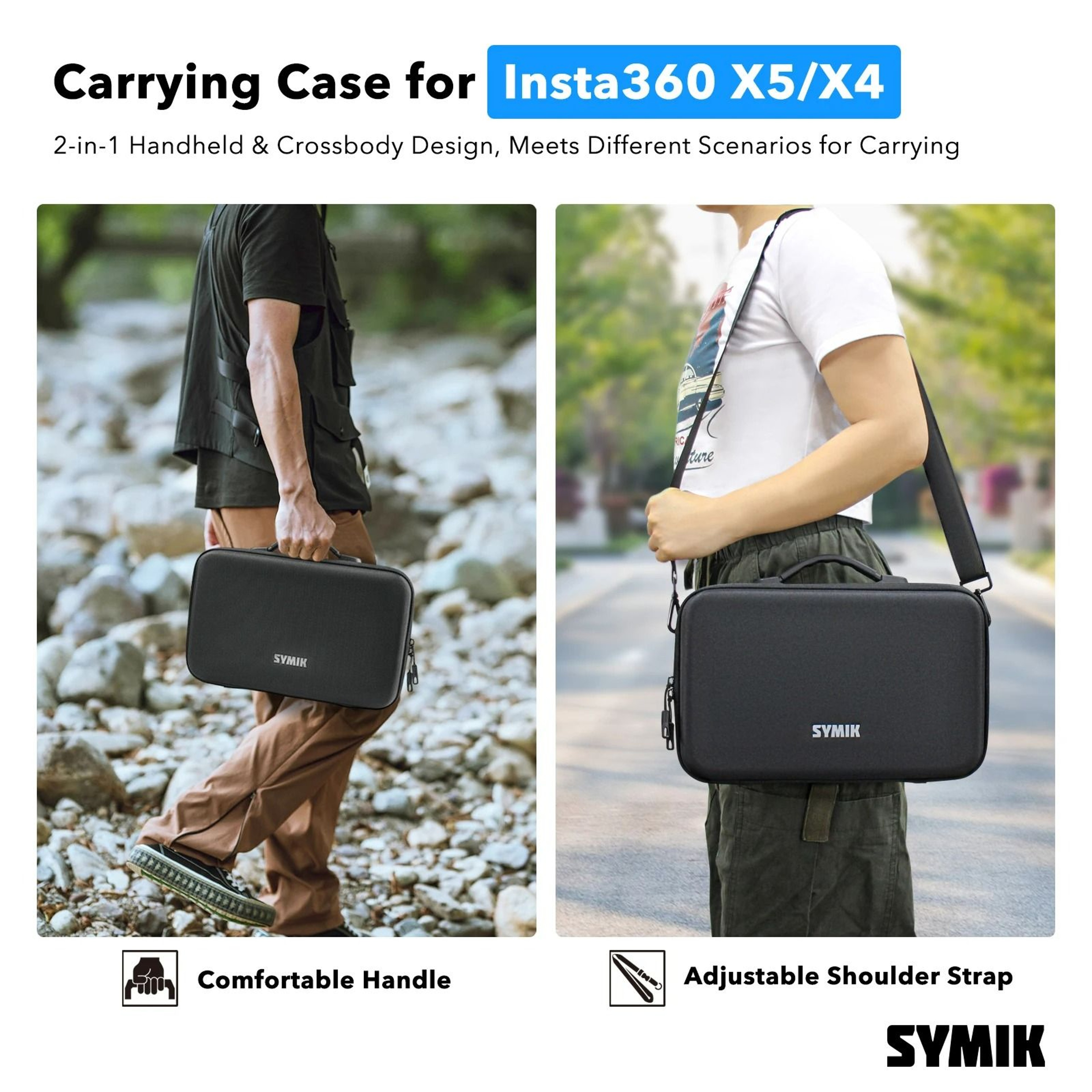 Portable Carrying Case For Insta360 X5  X4 Camera Accessories 5