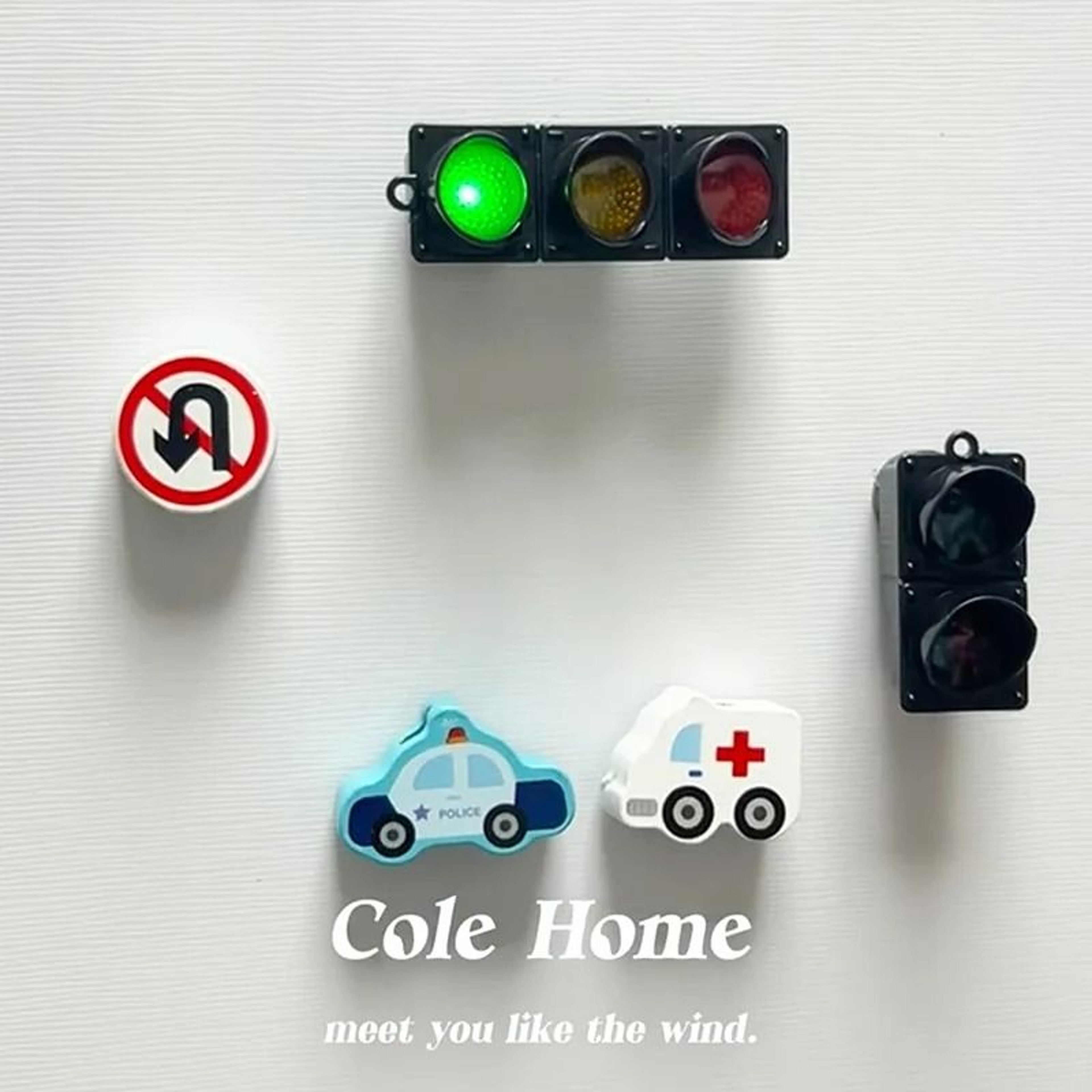 Traffic Light  Pedestrian Sign Magnetic Refrigerator Stickers 5