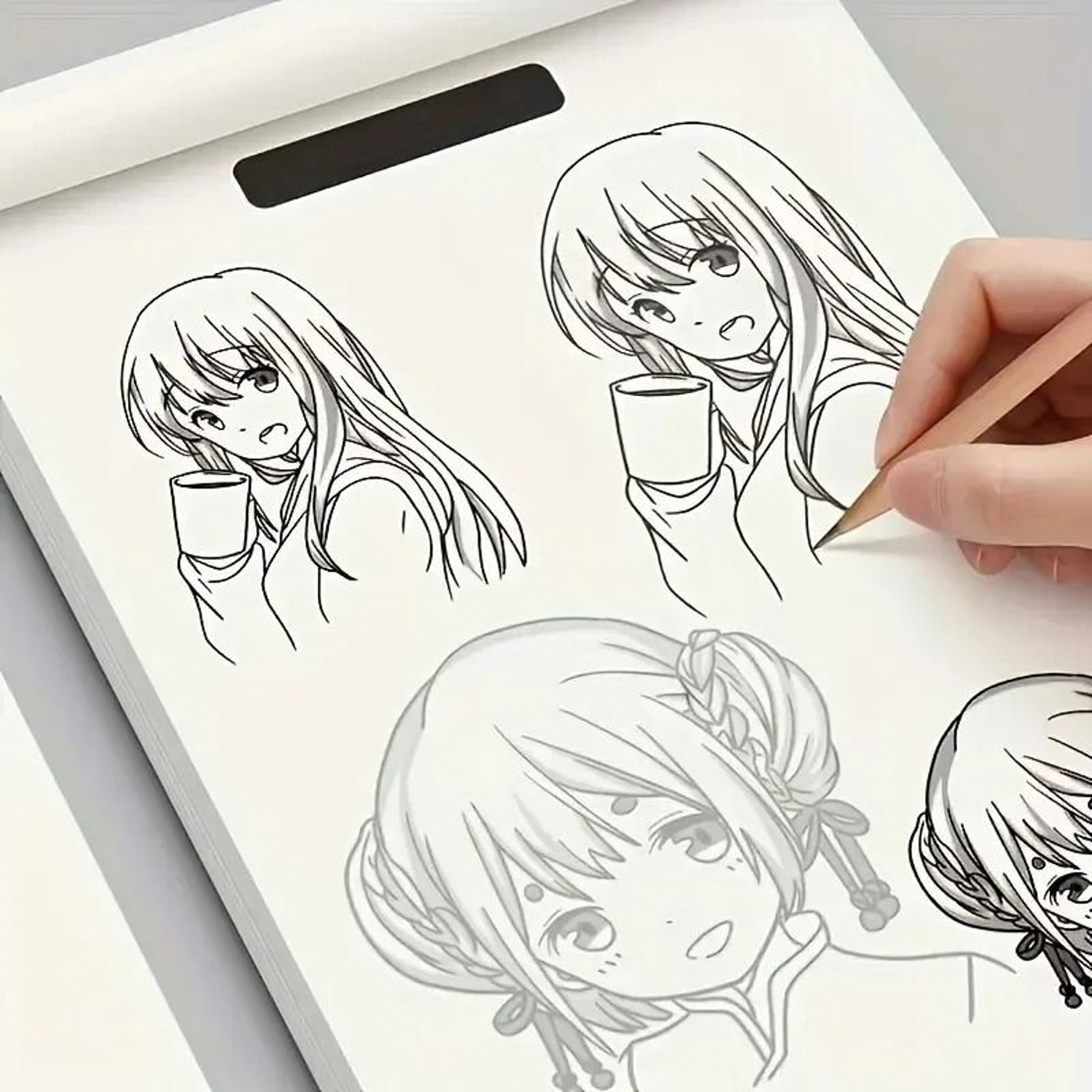 Beginner Anime Character Line Art Drawing  Tracing Book 0