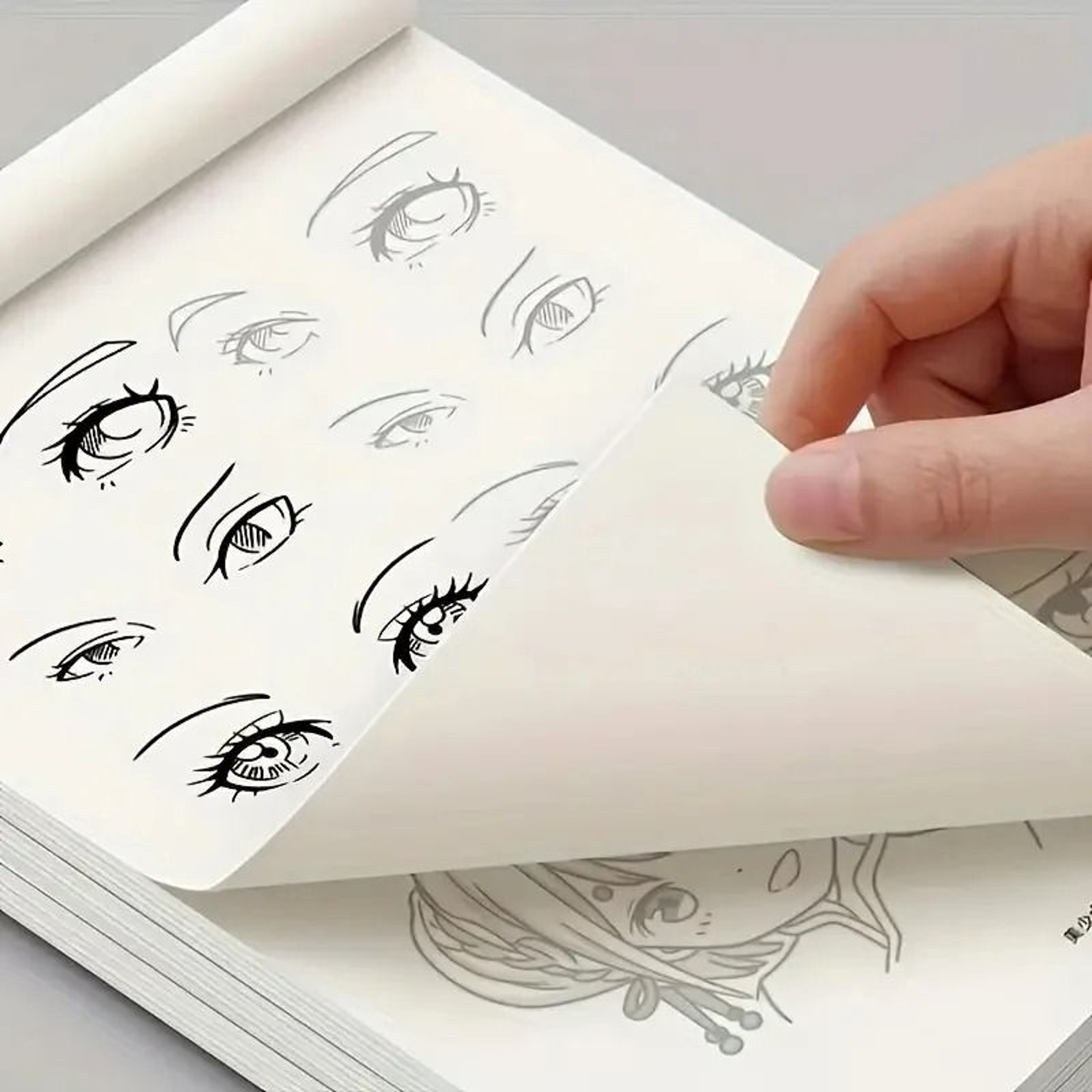 Beginner Anime Character Line Art Drawing  Tracing Book 4