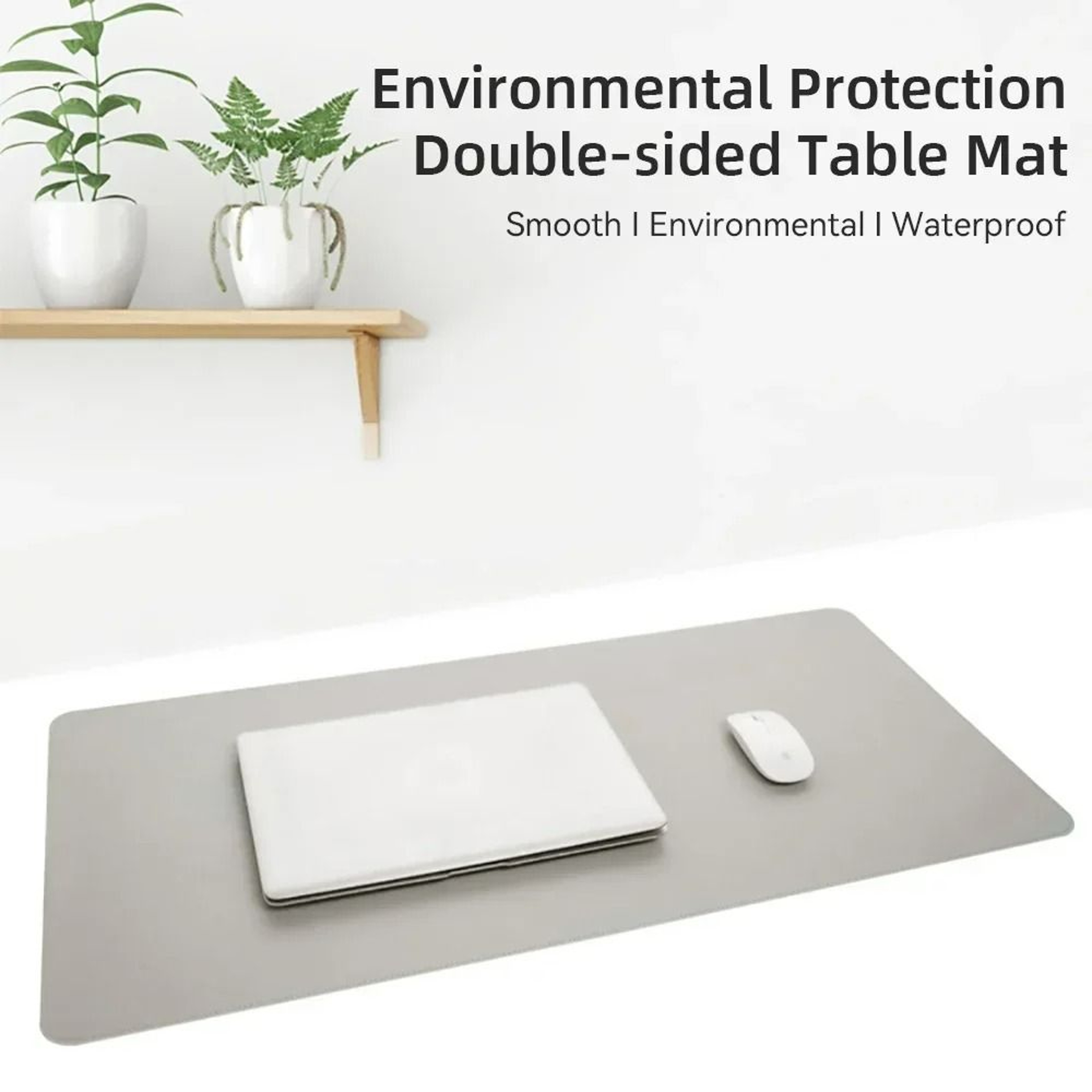 Large PU Leather Waterproof Desk Protector Mat  Gaming Mousepad 2