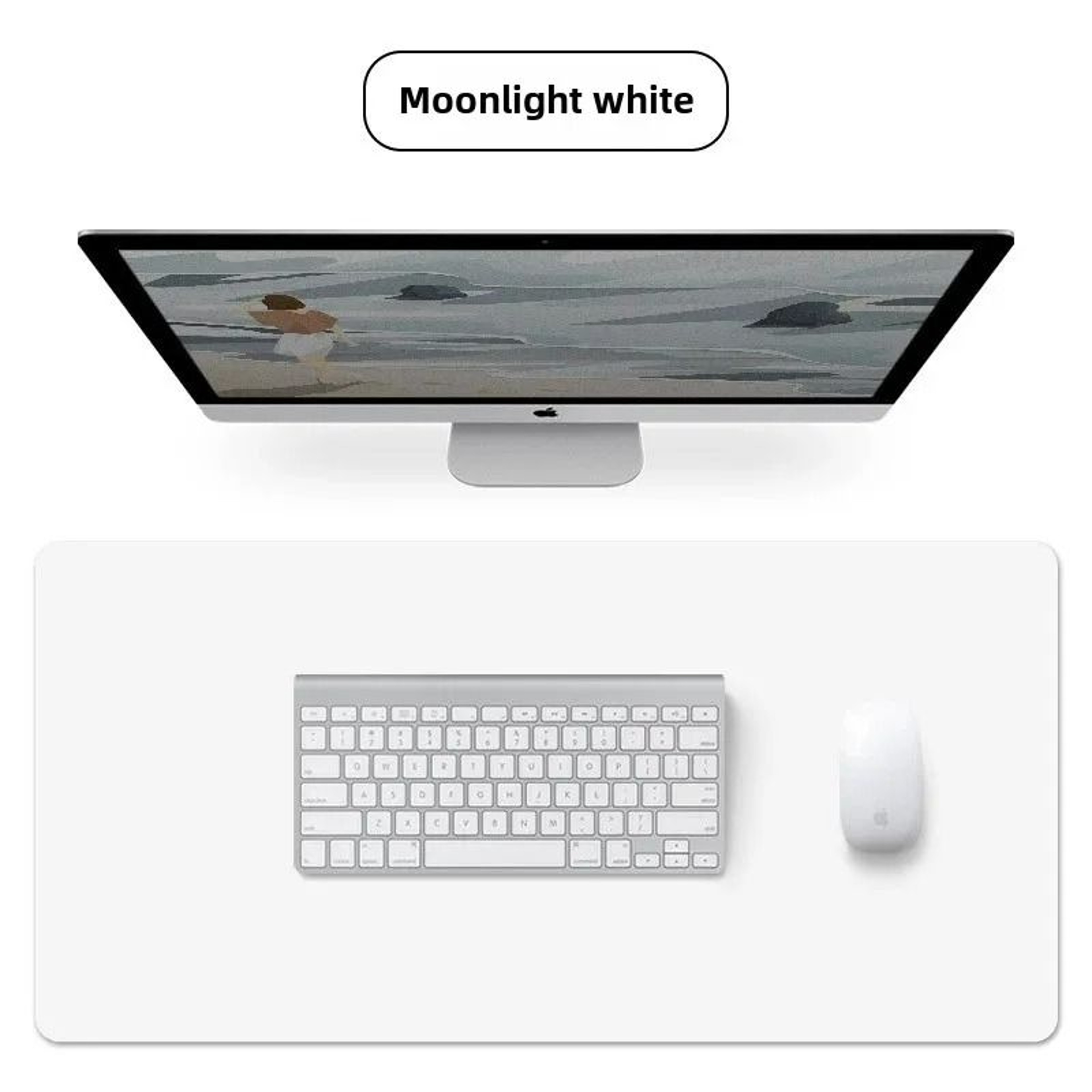 Large PU Leather Waterproof Desk Protector Mat  Gaming Mousepad 6