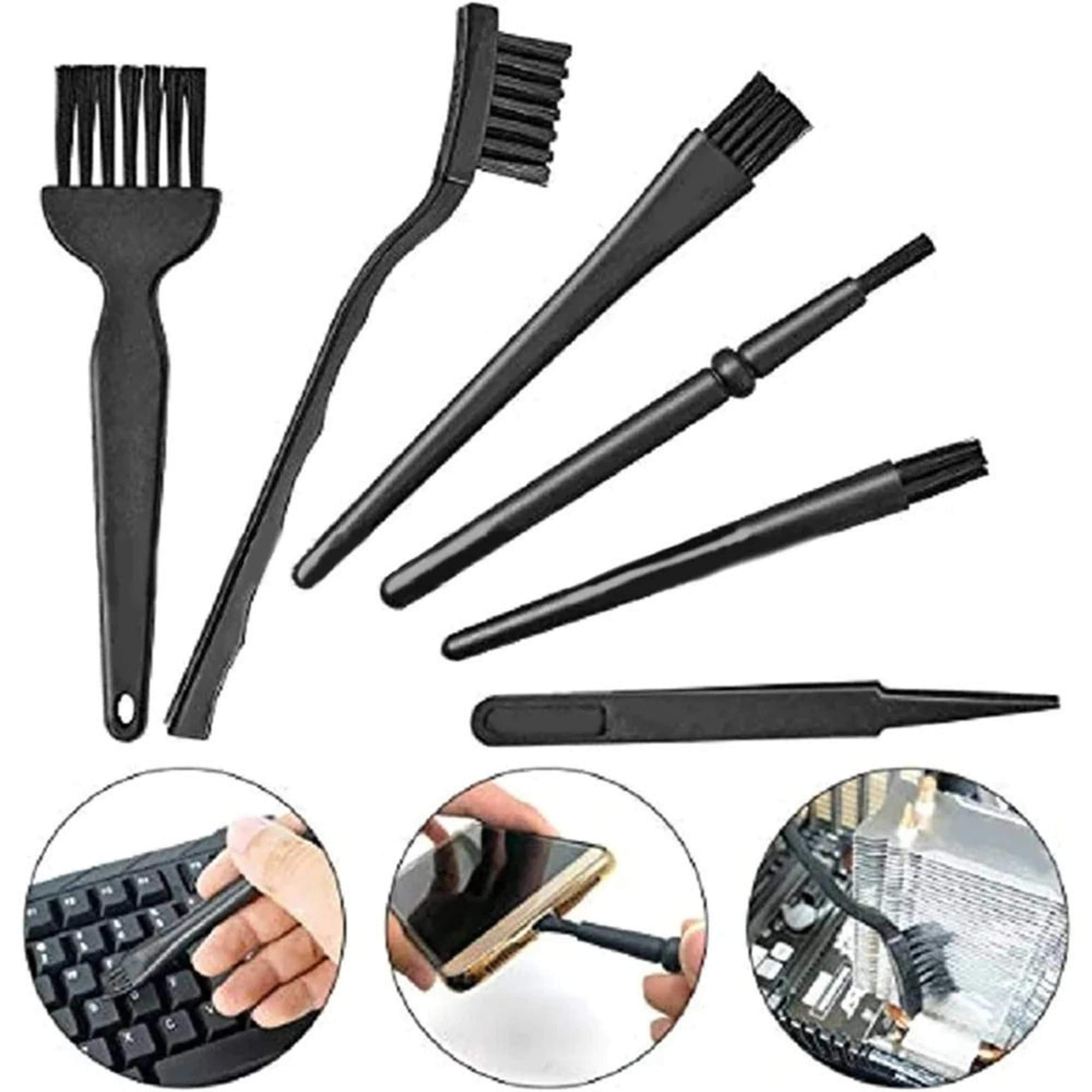 8Piece Portable Laptop  Keyboard Nylon Cleaning Brush Kit 2