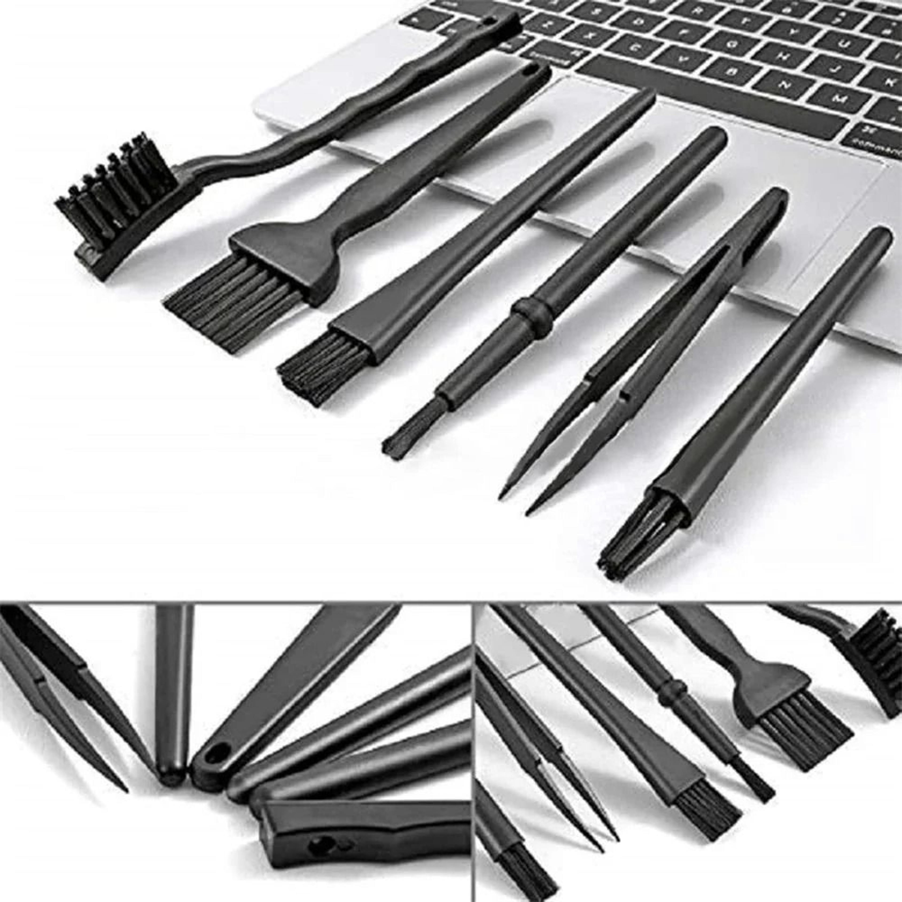 8Piece Portable Laptop  Keyboard Nylon Cleaning Brush Kit 4