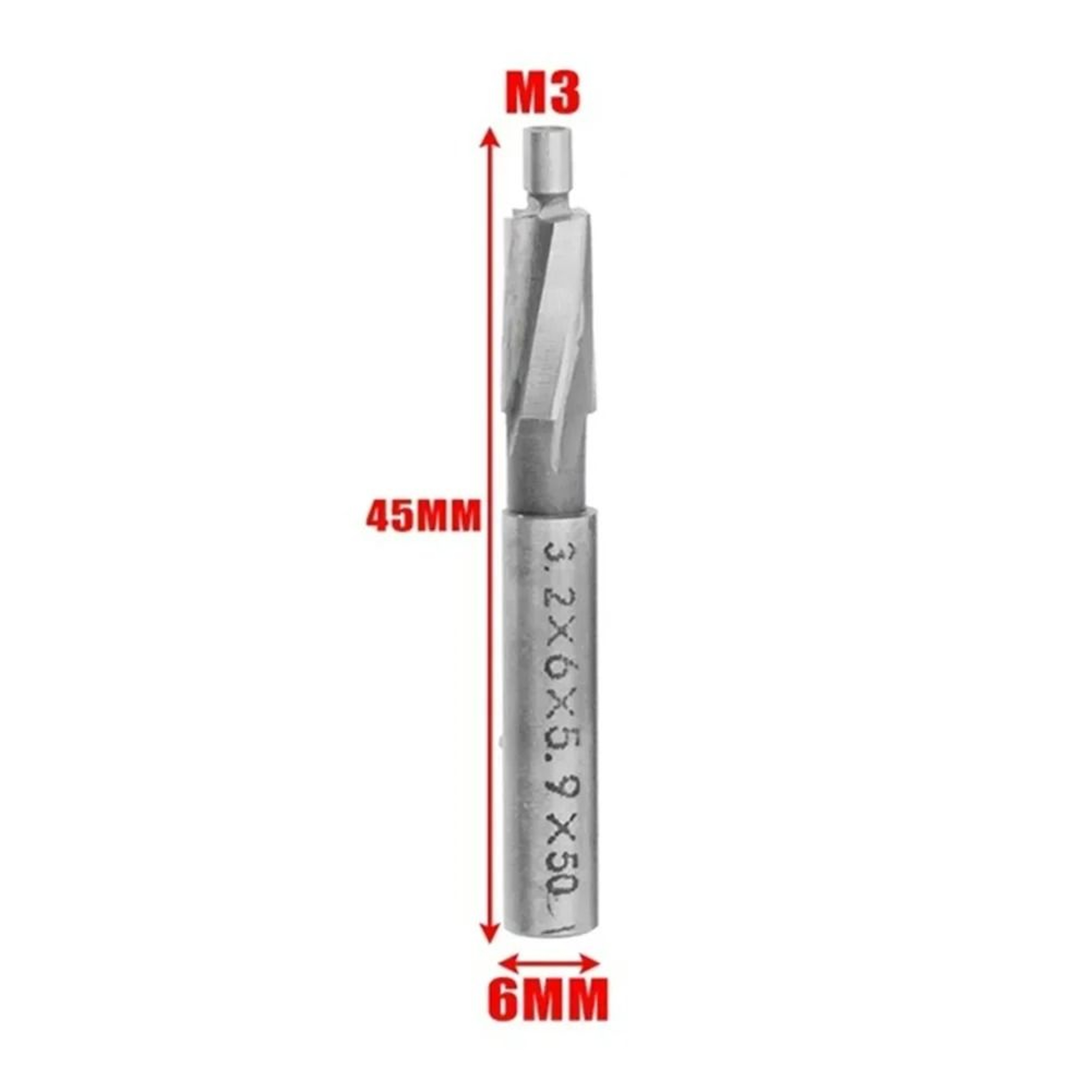 HSS Counterbore End Mill Milling Cutter Bit Set M3M8 2