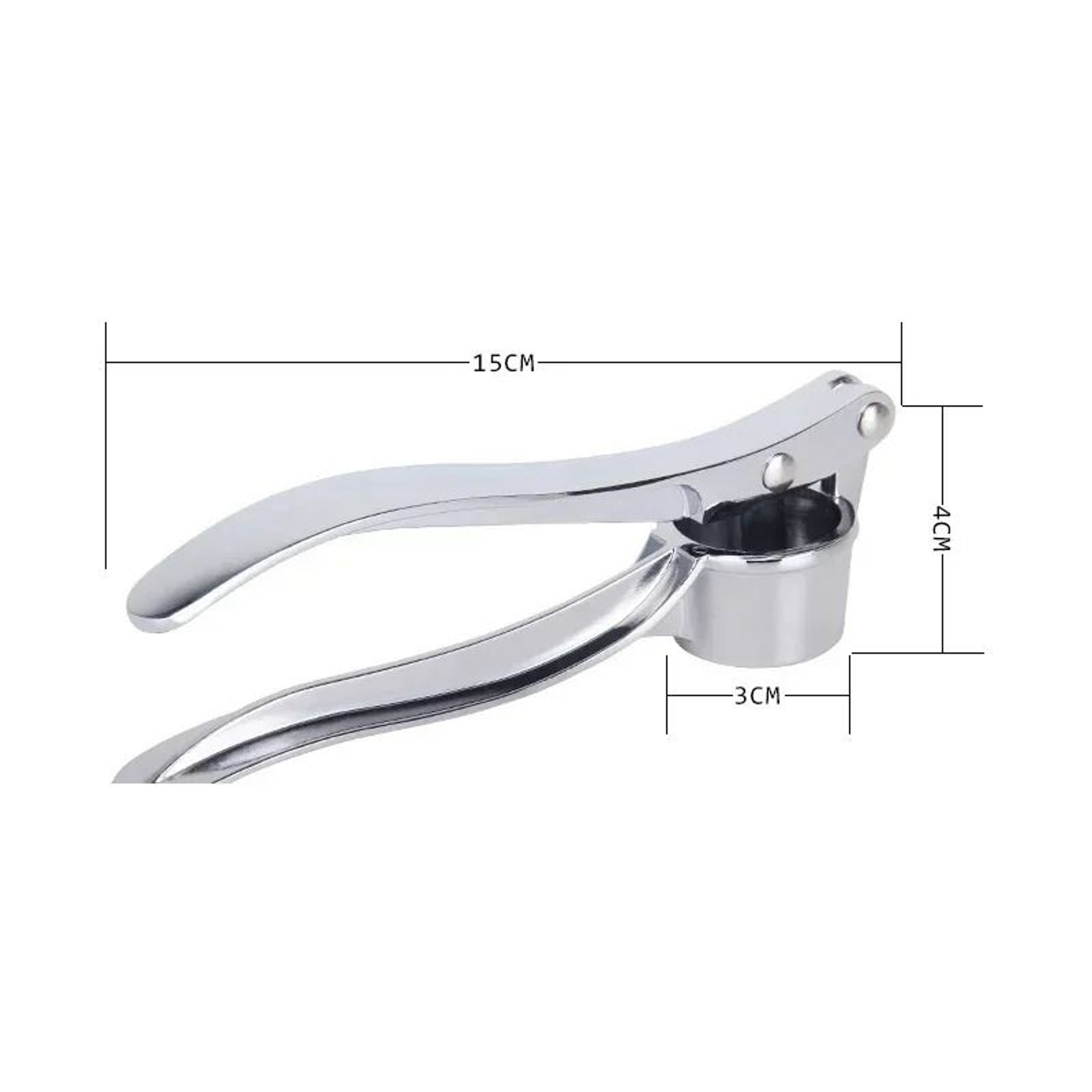 Stainless Steel Garlic Press  Smasher Tool 6