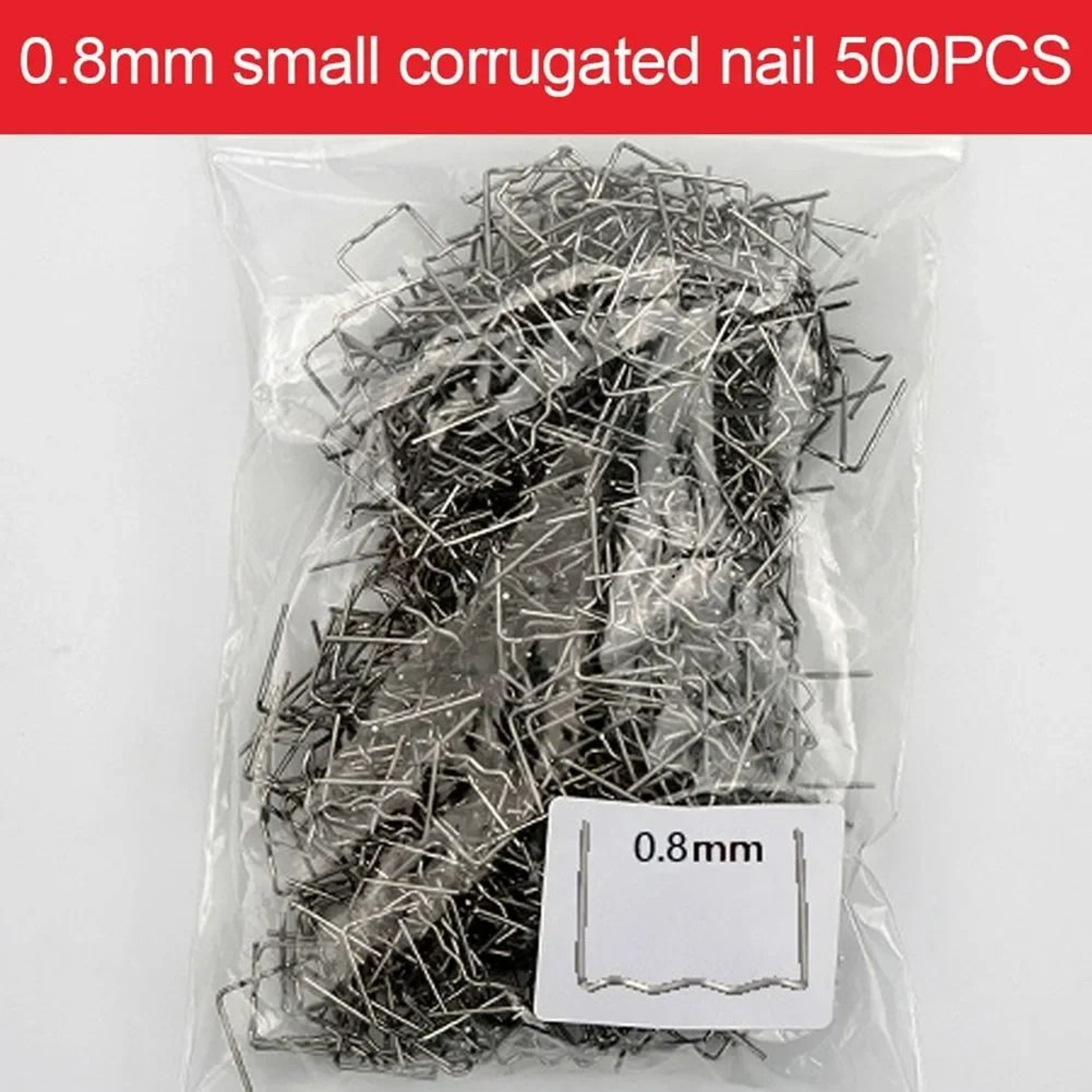 500Piece Hot Stapler Staples For Plastic Welder Repair 8