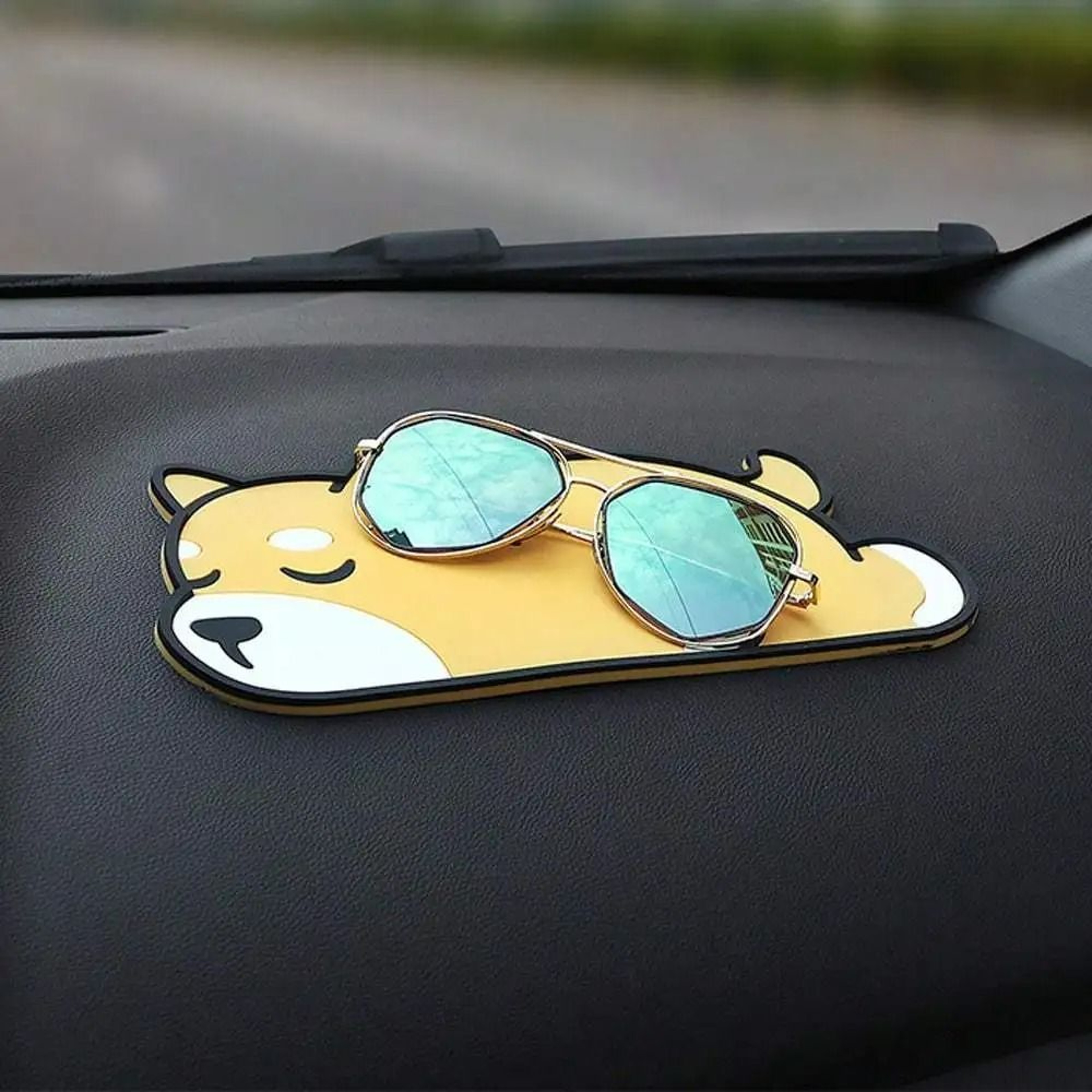 Cute Panda Car Dashboard AntiSlip Mat  Interior Decor Liner For Boys  Girls 5