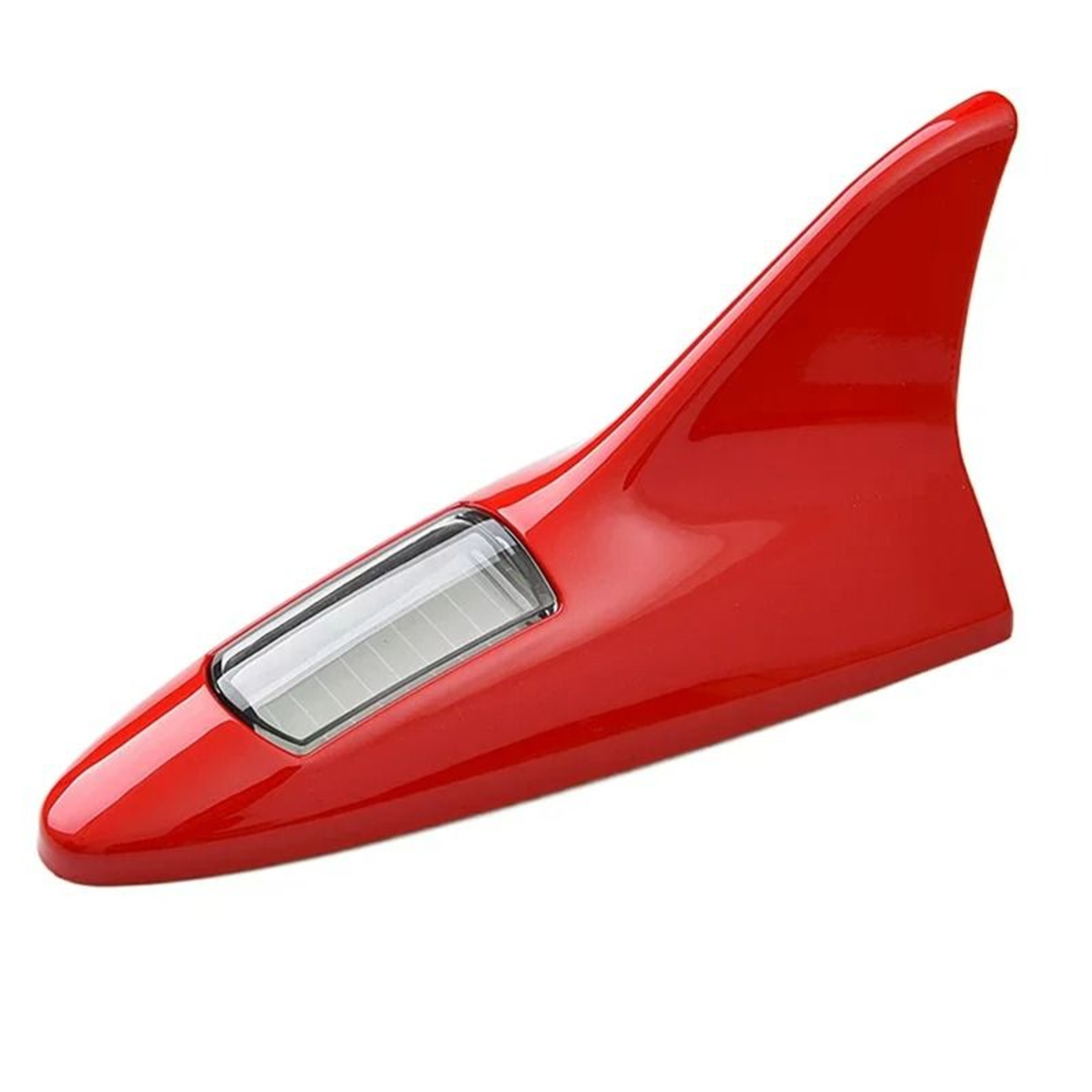Universal Solar LED Lighted Car Shark Fin Antenna  Roof Tail Warning Light 7