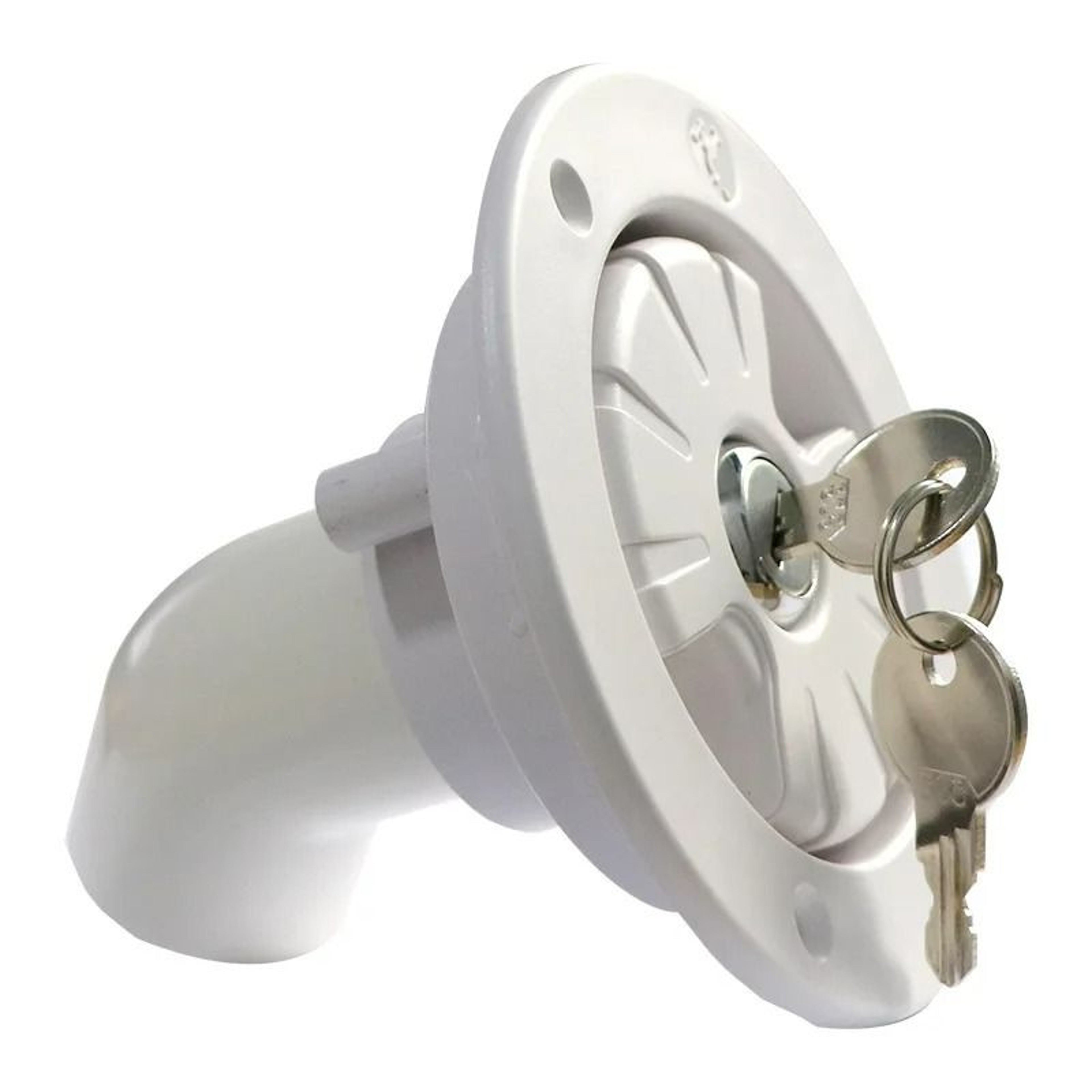 Keyed Lock RV Gravity Water Fill Inlet Hatch For Campers  Caravans 6