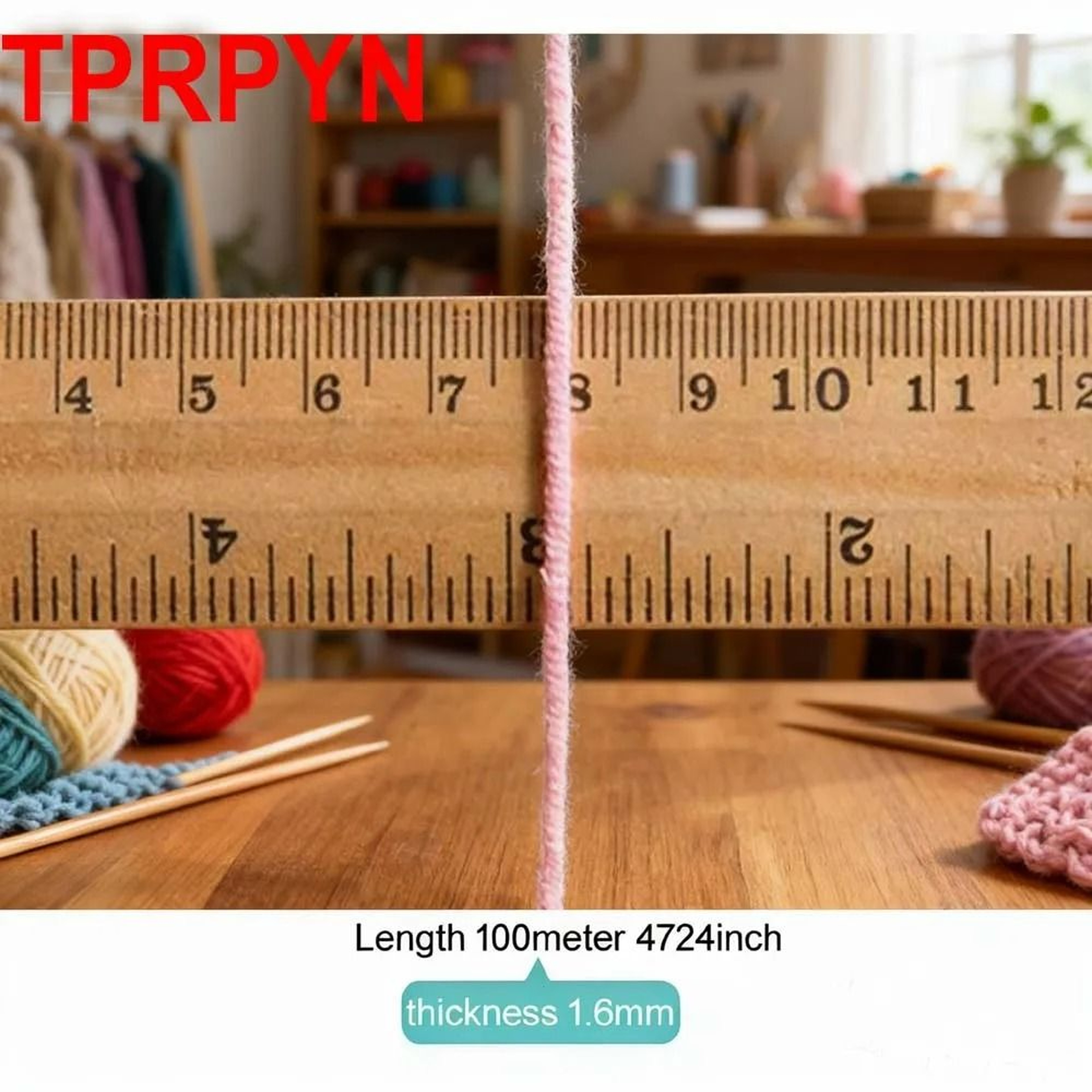 011 Lb Soft Milk Cotton  Acrylic Knitting Yarn Ball 4