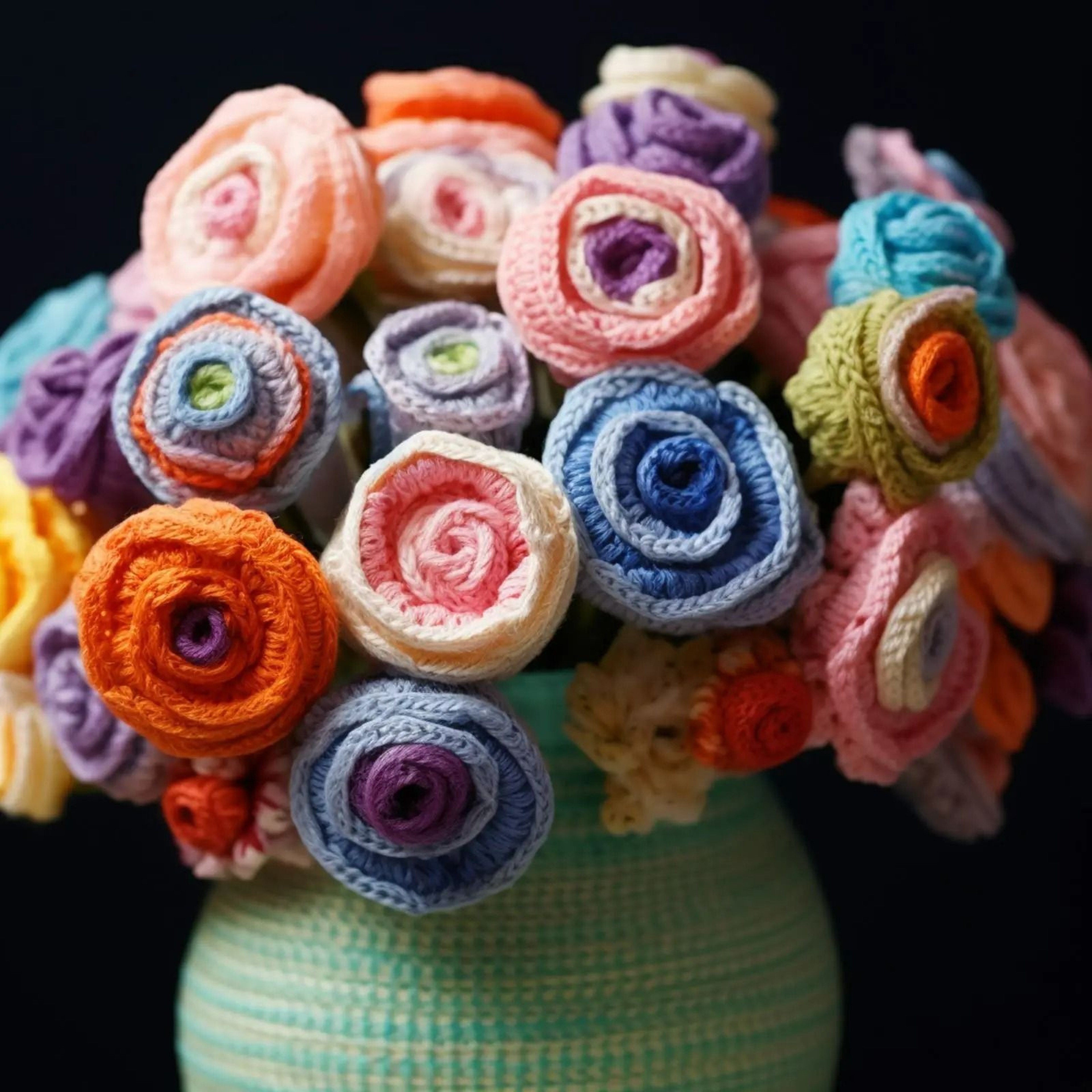 12Color Acrylic Knitting Wool Yarn Craft Set 1