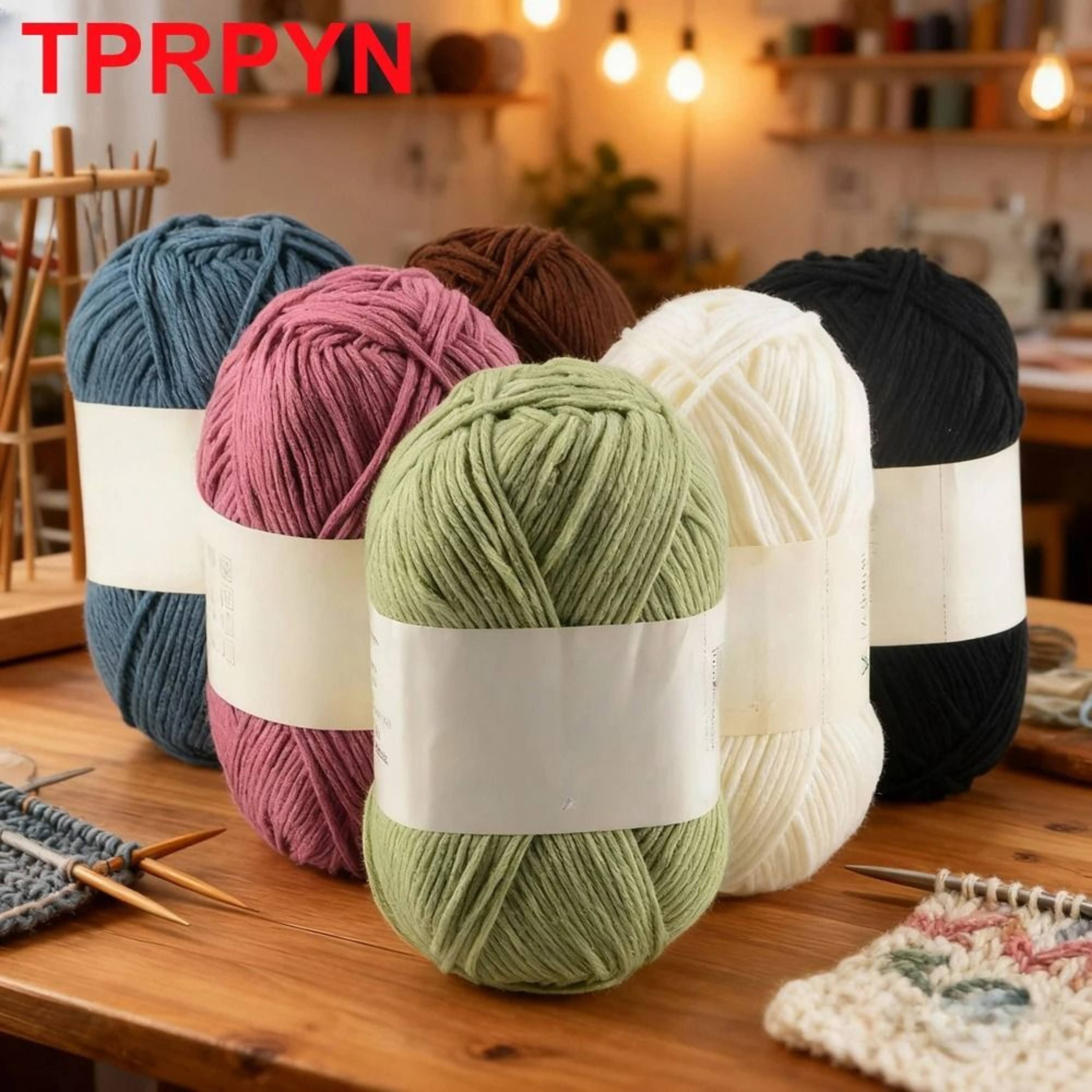 022 Lb Premium Acrylic Knitting  Crochet Yarn 218 Yards 0