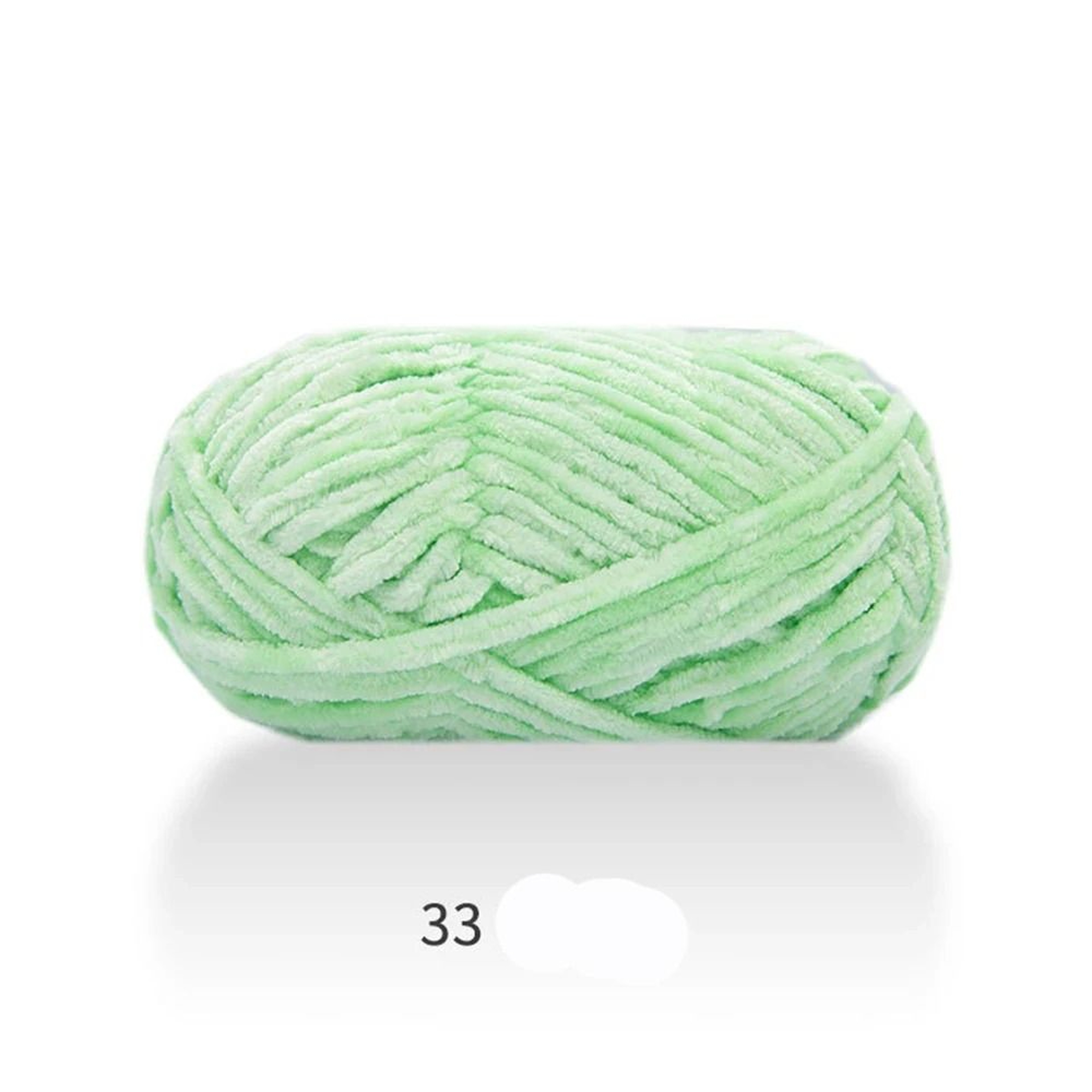 87Yard Thick Chenille Velvet Knitting  Crochet Yarn 17