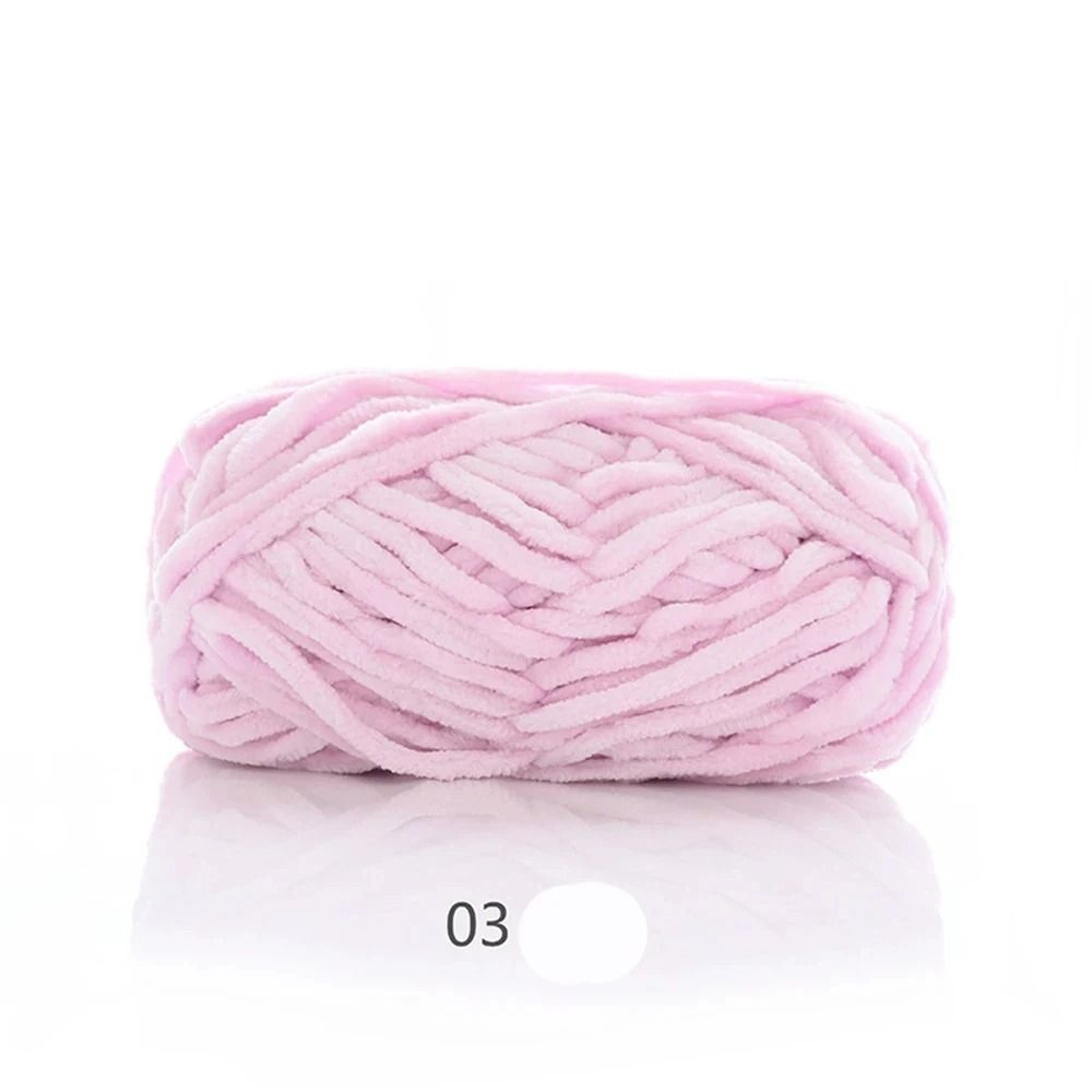 87Yard Thick Chenille Velvet Knitting  Crochet Yarn 19