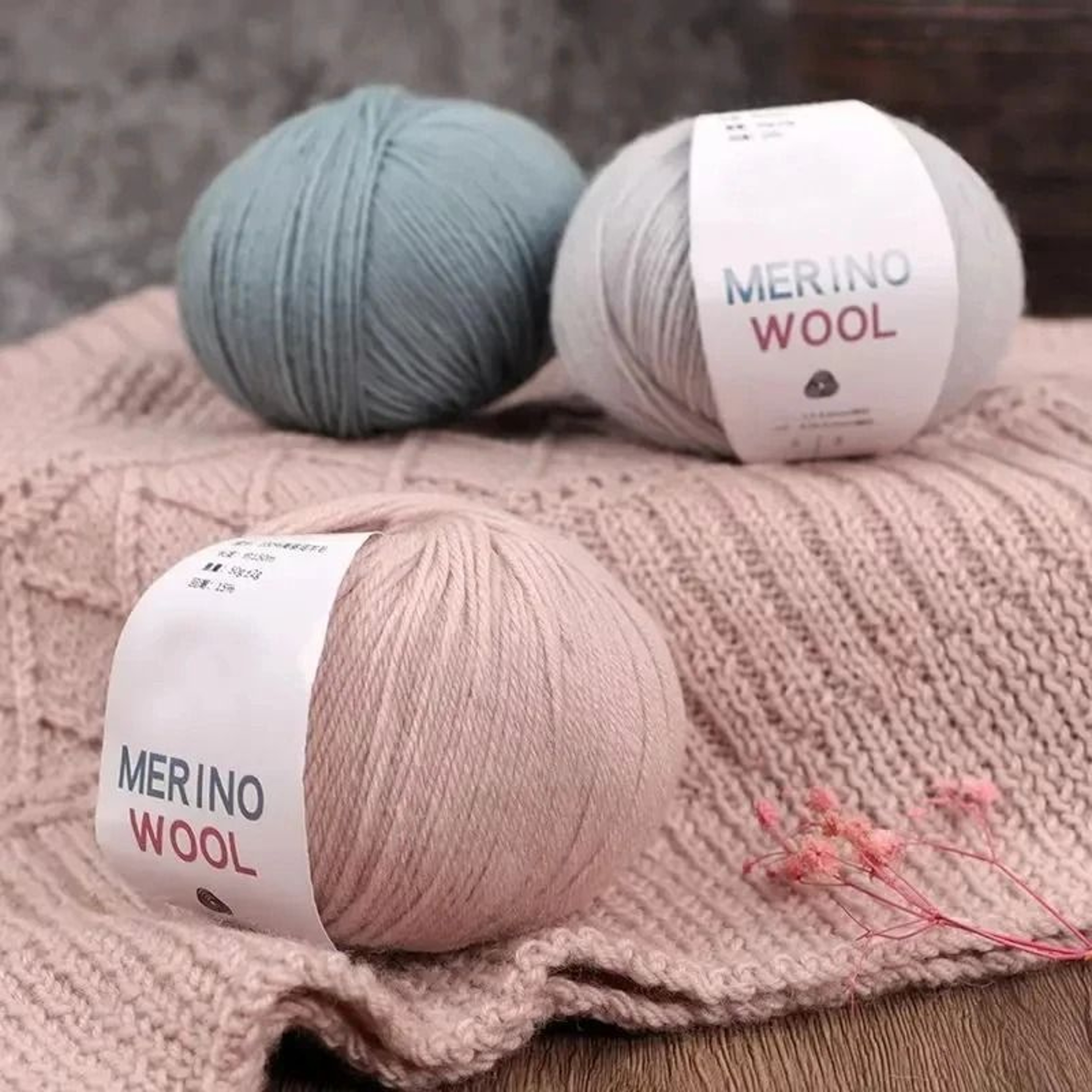 011 Lb Morandi Pure Merino Wool HandKnitting Yarn 1